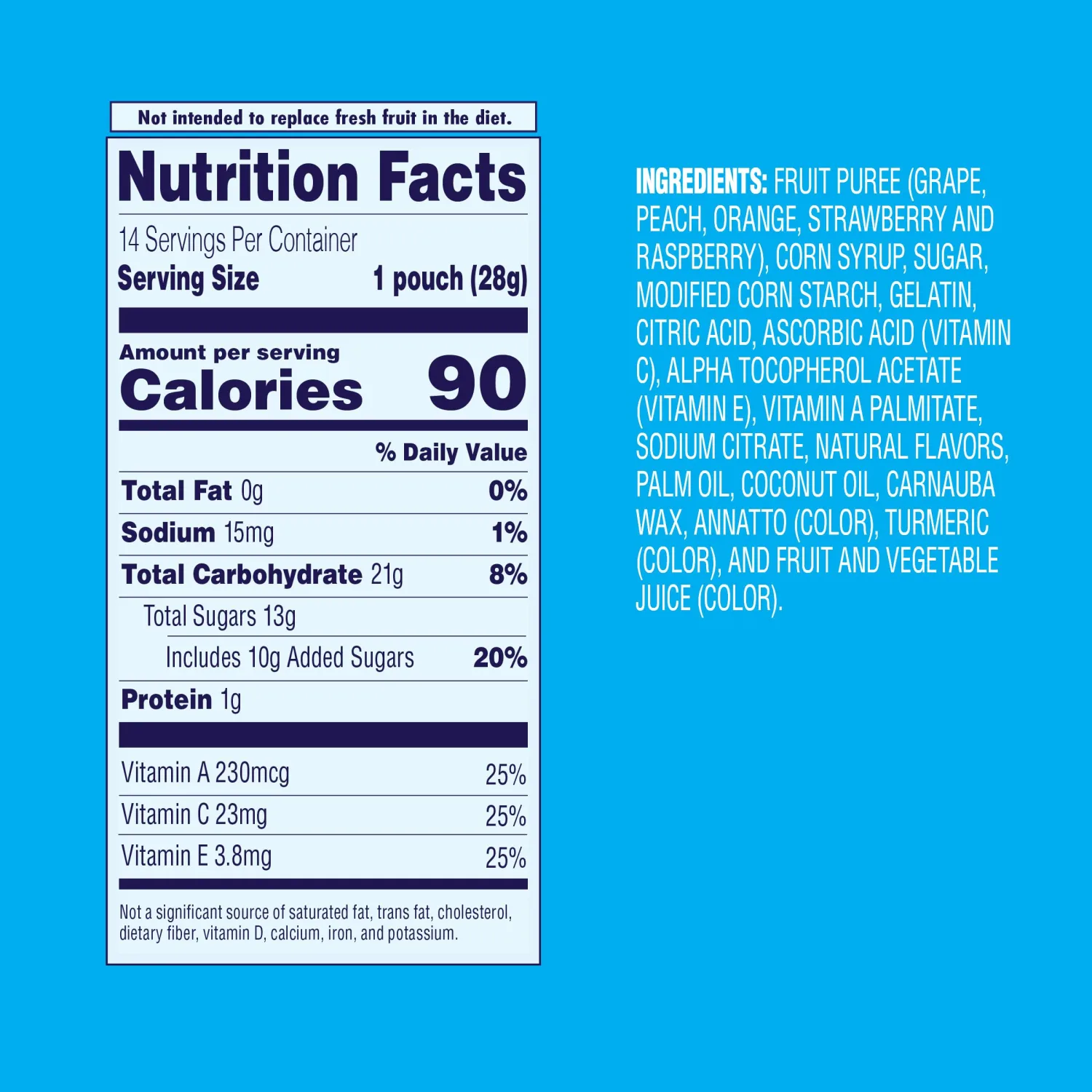 Welch's Juicefuls Juicy Fruit Snacks, Mixed Fruit, Fruit Gushers, Bulk Pack, Individual Single Serve Bags, 1 oz (Pack of 14)