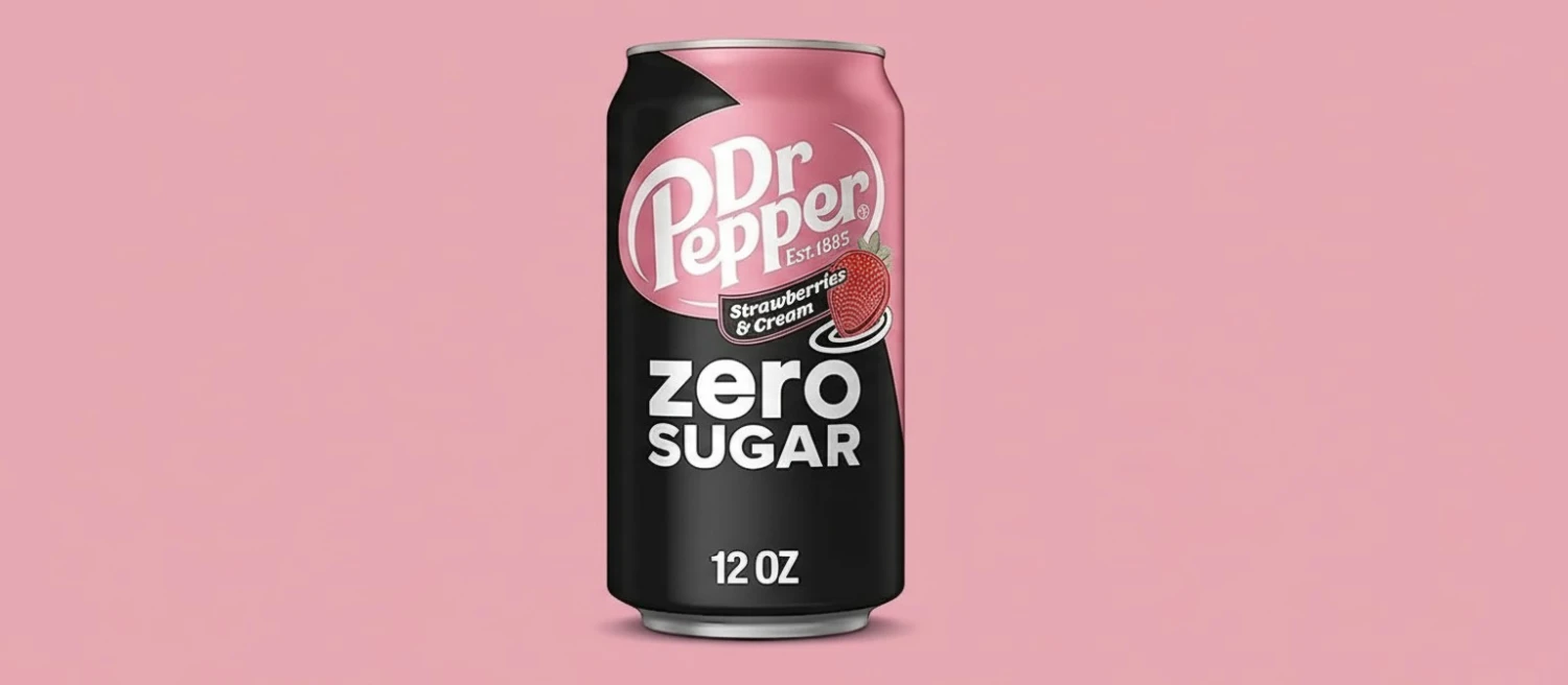 Dr Pepper Zero Strawberries and Cream Soda, 12 fl. oz. Cans, 12 Pack (Pack of 2)