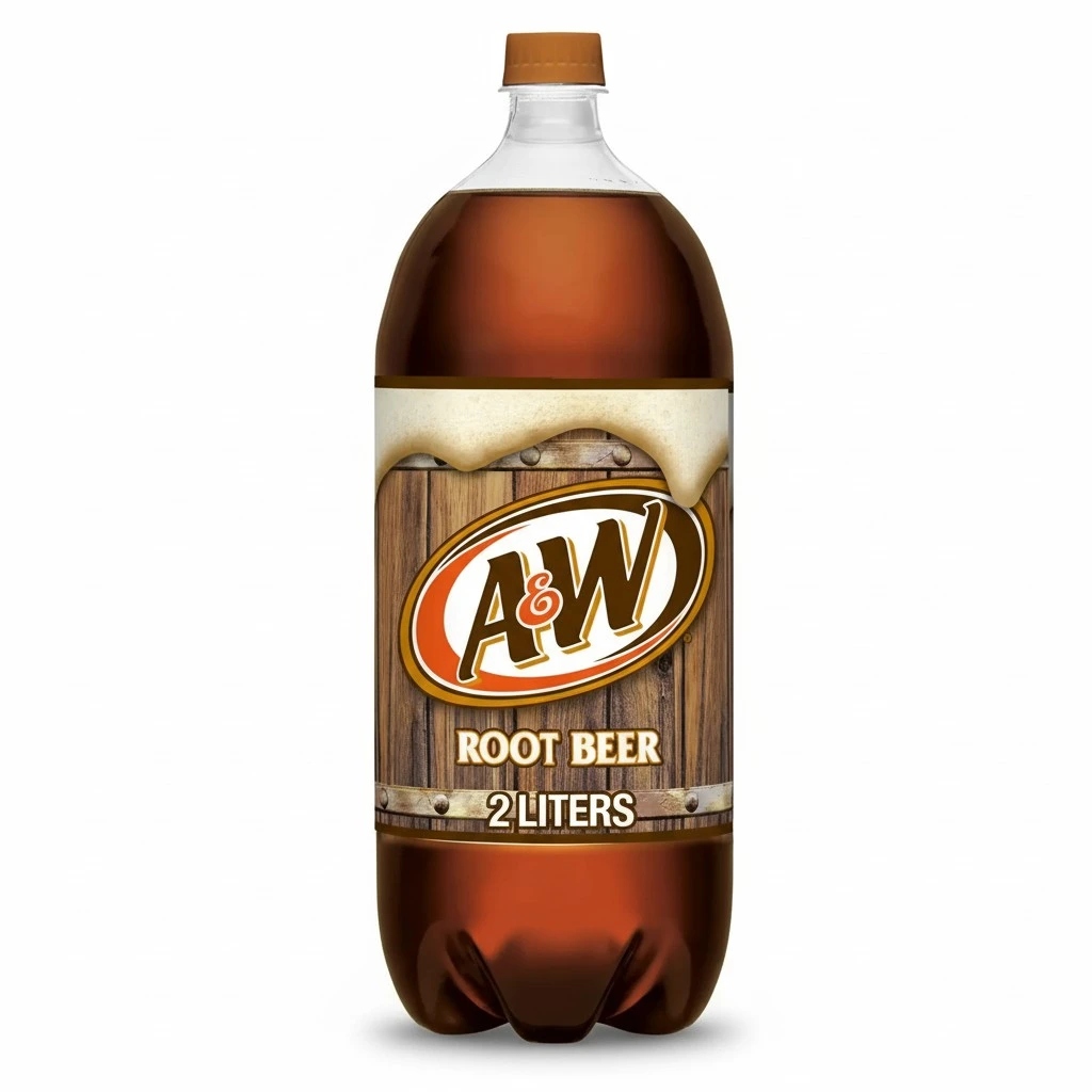 A&W Root Beer Soda, 2 L bottle