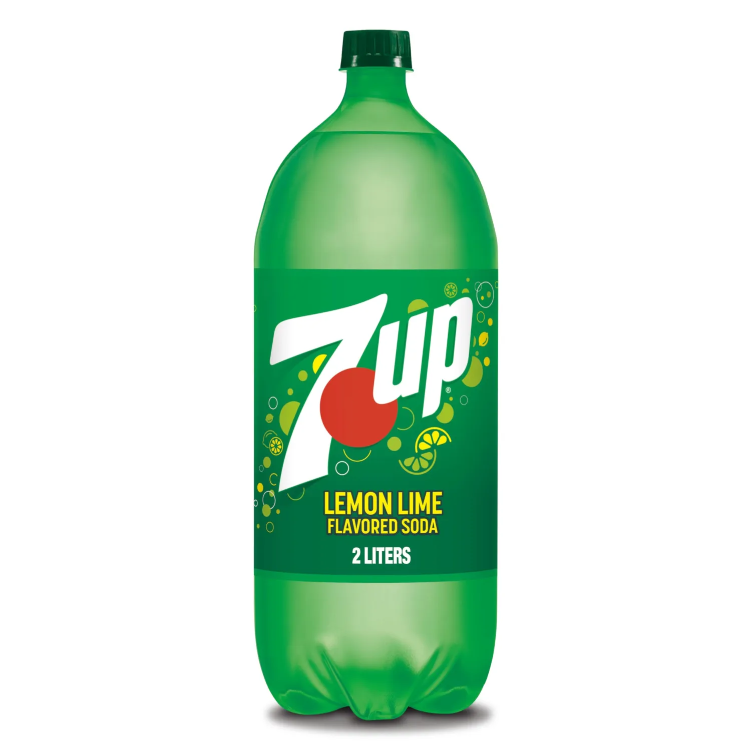 7UP Lemon Lime Soda, Naturally Flavored and Caffeine Free, 2 Liter Bottle