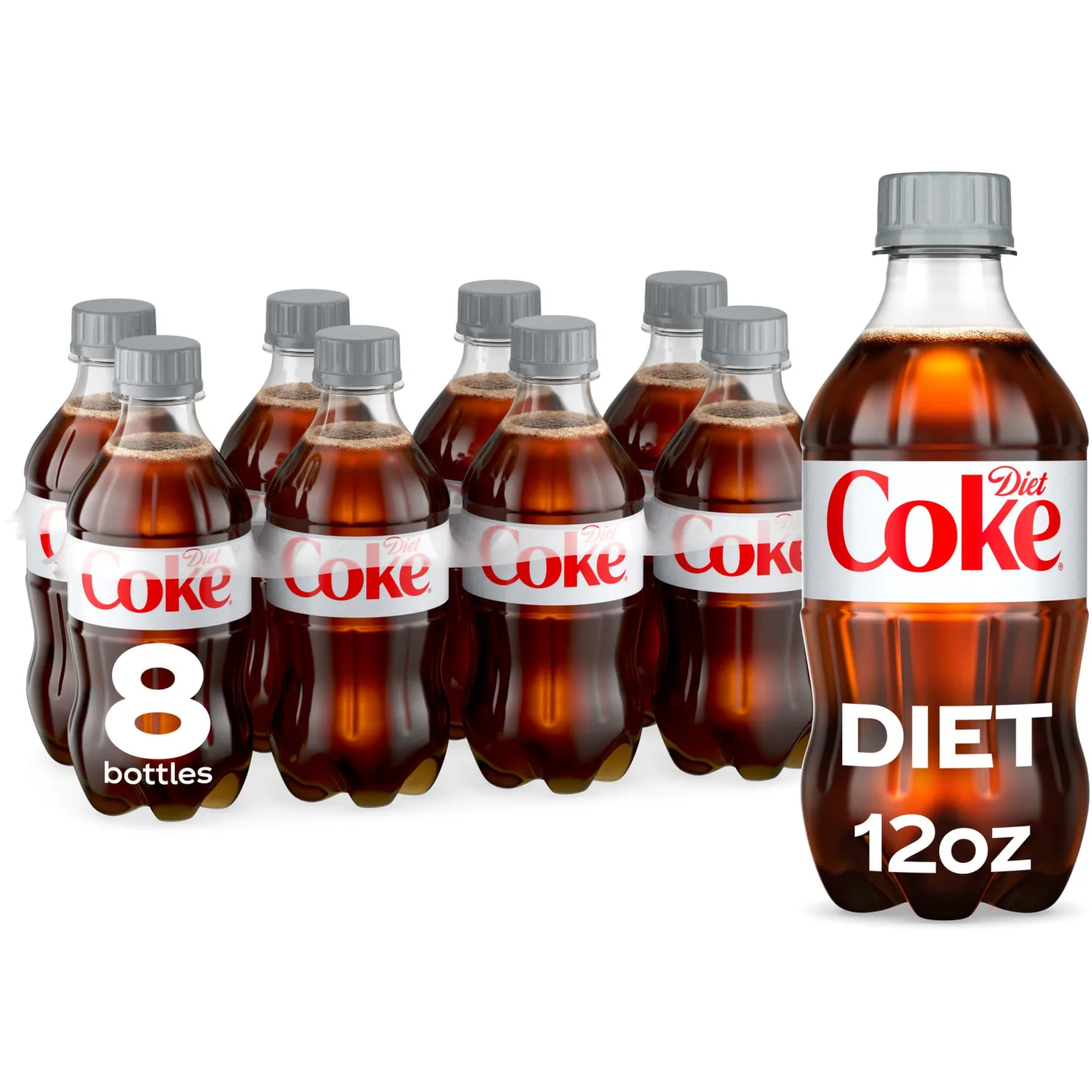 Diet Coke, 12 fl oz, 8 Pack (Package May Vary)