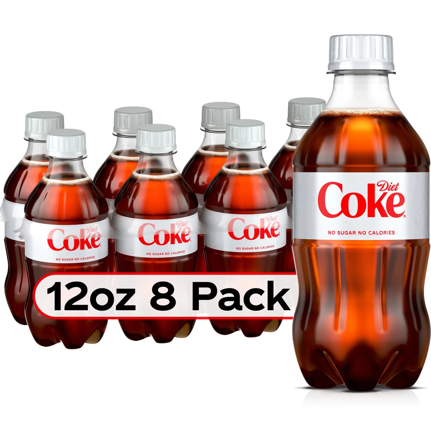 Diet Coke, 12 fl oz, 8 Pack (Package May Vary)