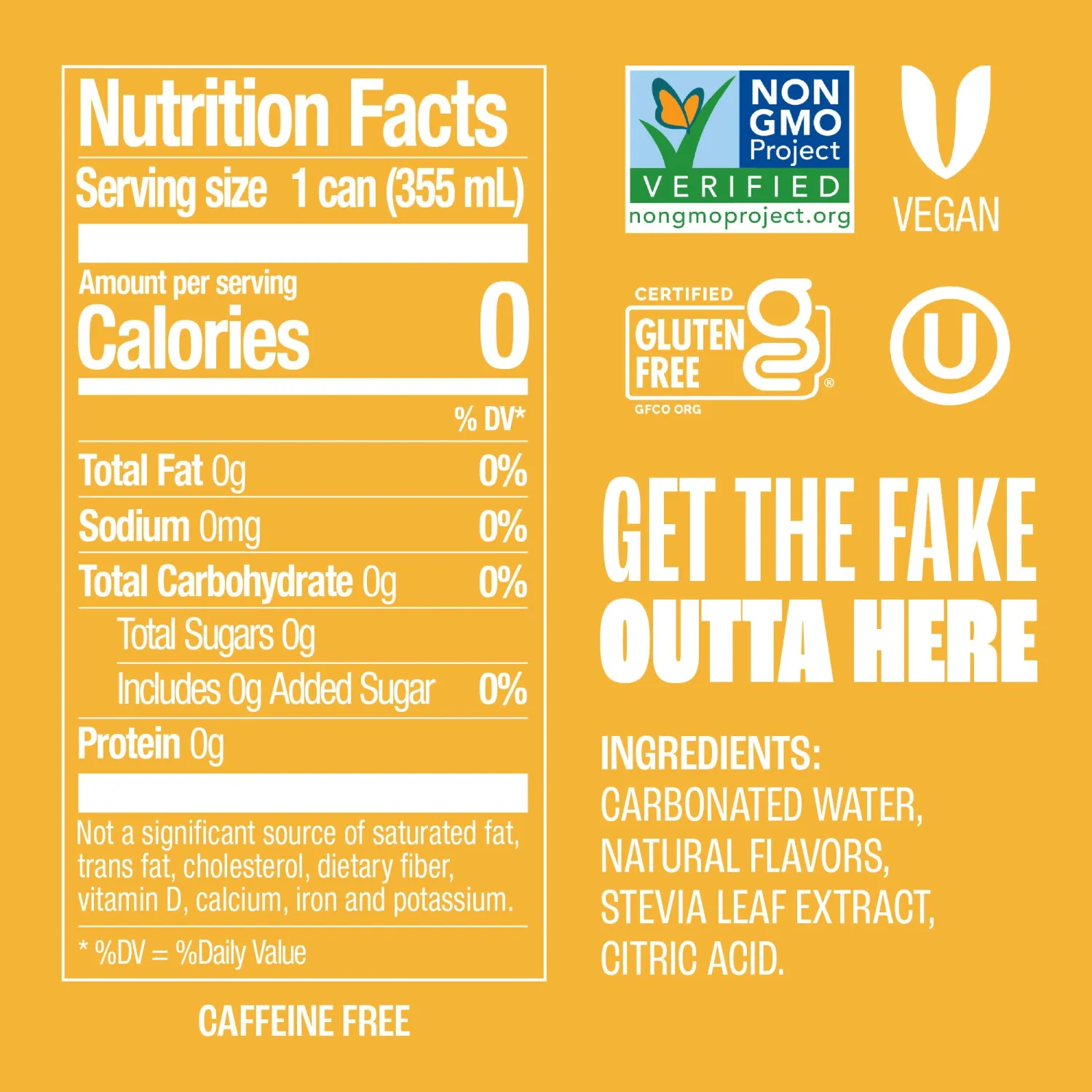 Zevia Zero Sugar Soda, Cream Soda, 12 oz Cans (8-Pack) – Naturally Sweetened, Non-GMO Project Verified, Gluten-Free, Vegan