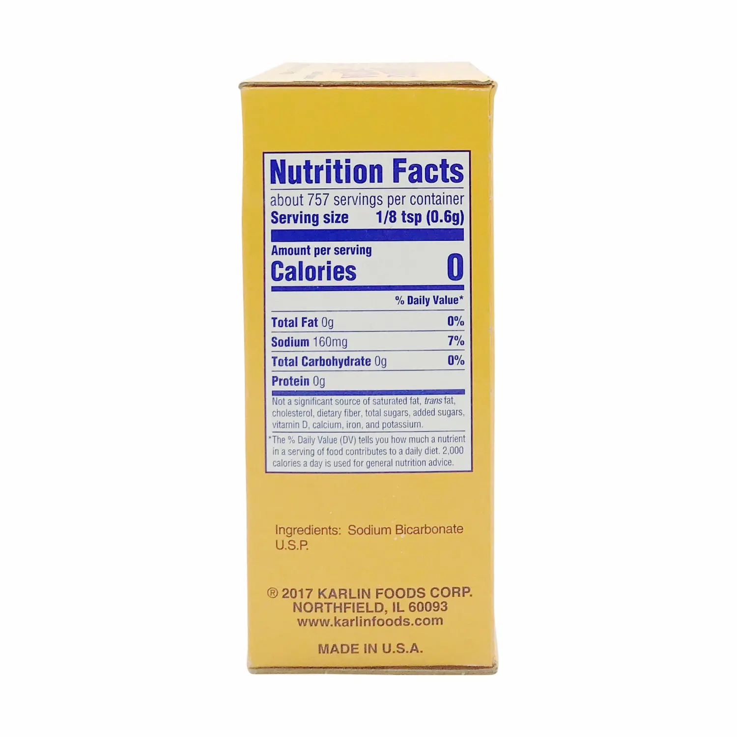 Karlin Pure Baking Soda, 16 oz