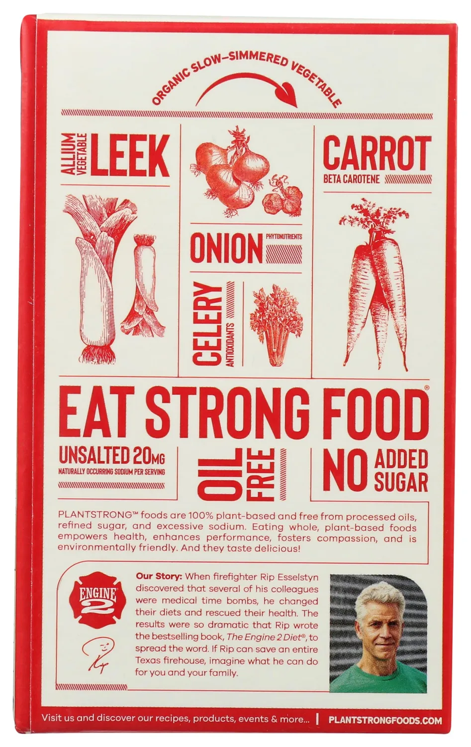 PlantStrong Organic Slow-Simmered Vegetable Broth, 16.9 FZ