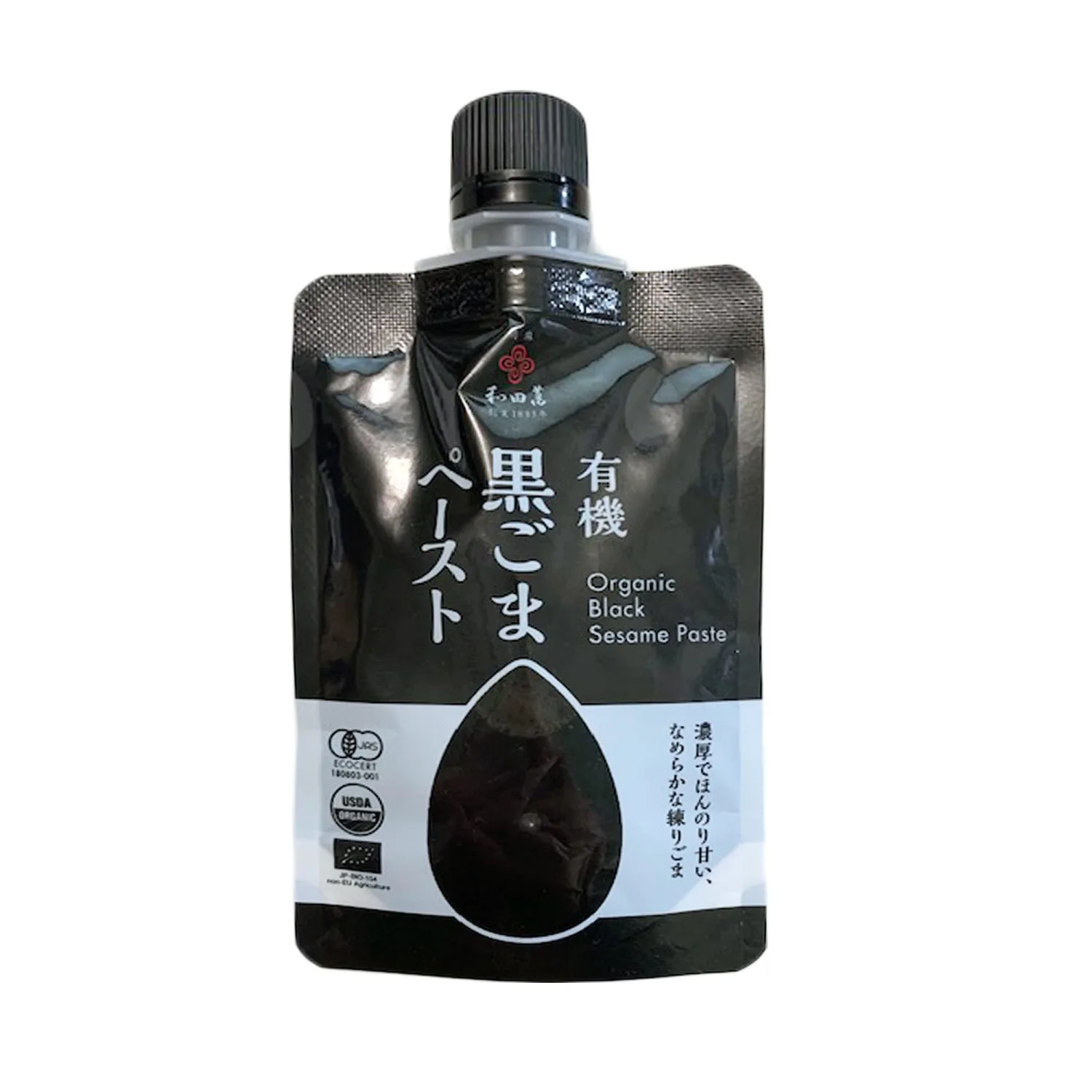 WADAMAN Organic Black Sesame Paste 80 Gram