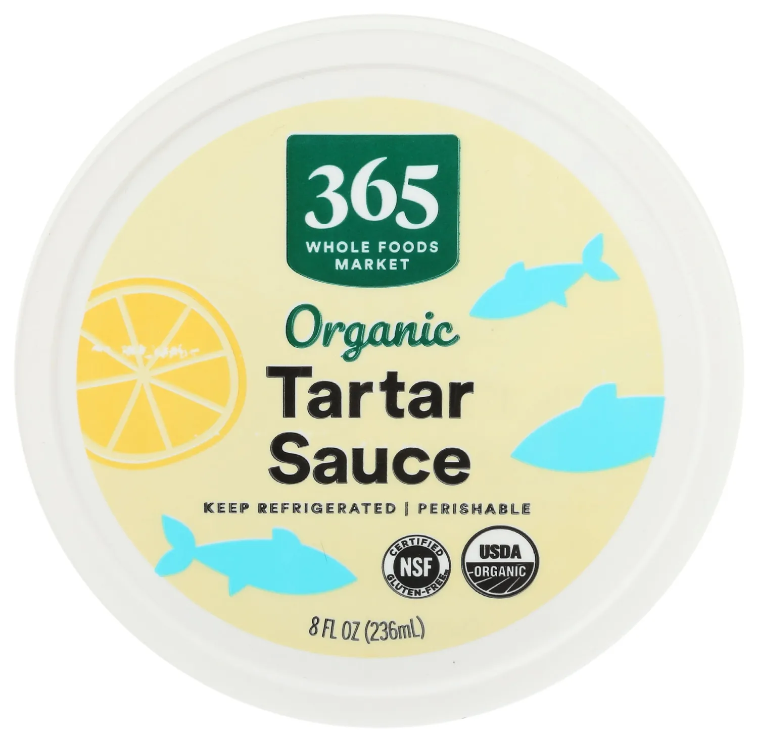 365 by Whole Foods Market, Organic Refrigerated Tarter Sauce, 8 Fl Oz