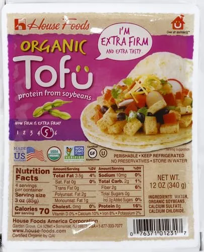 House Foods, Organic Extra-firm Tofu, 12 oz