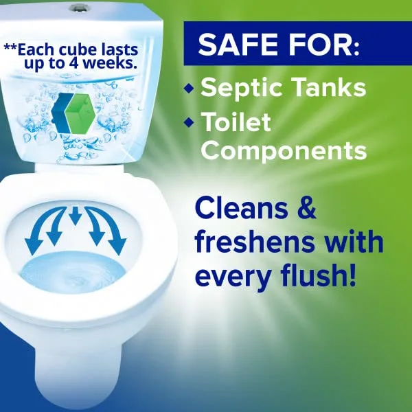 Soft Scrub in-Tank Toilet Cleaner 2ct Duo-Cubes, Alpine Fresh (Pack of 7)