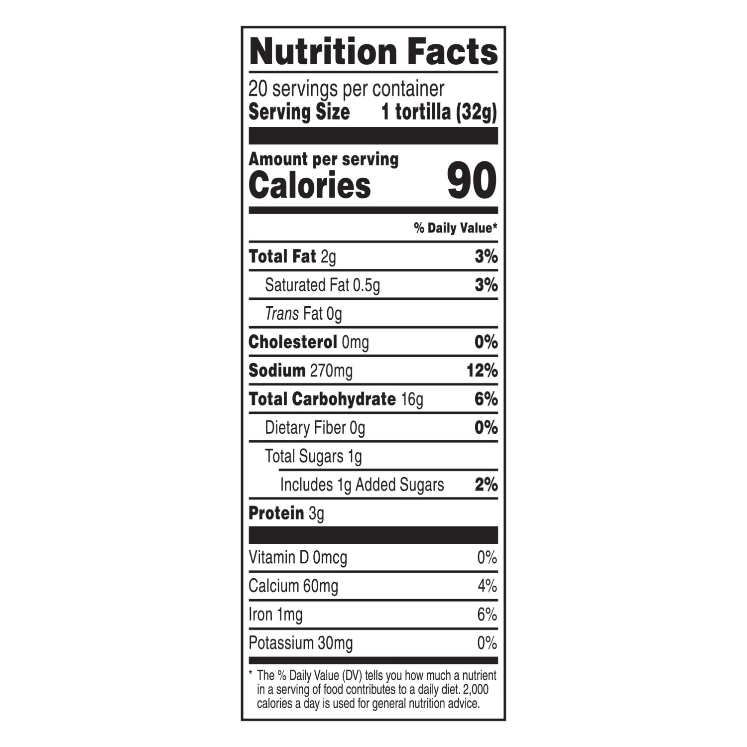 Mission Fajita Flour Tortillas, Small Size, 20 Count, Trans Fat Free