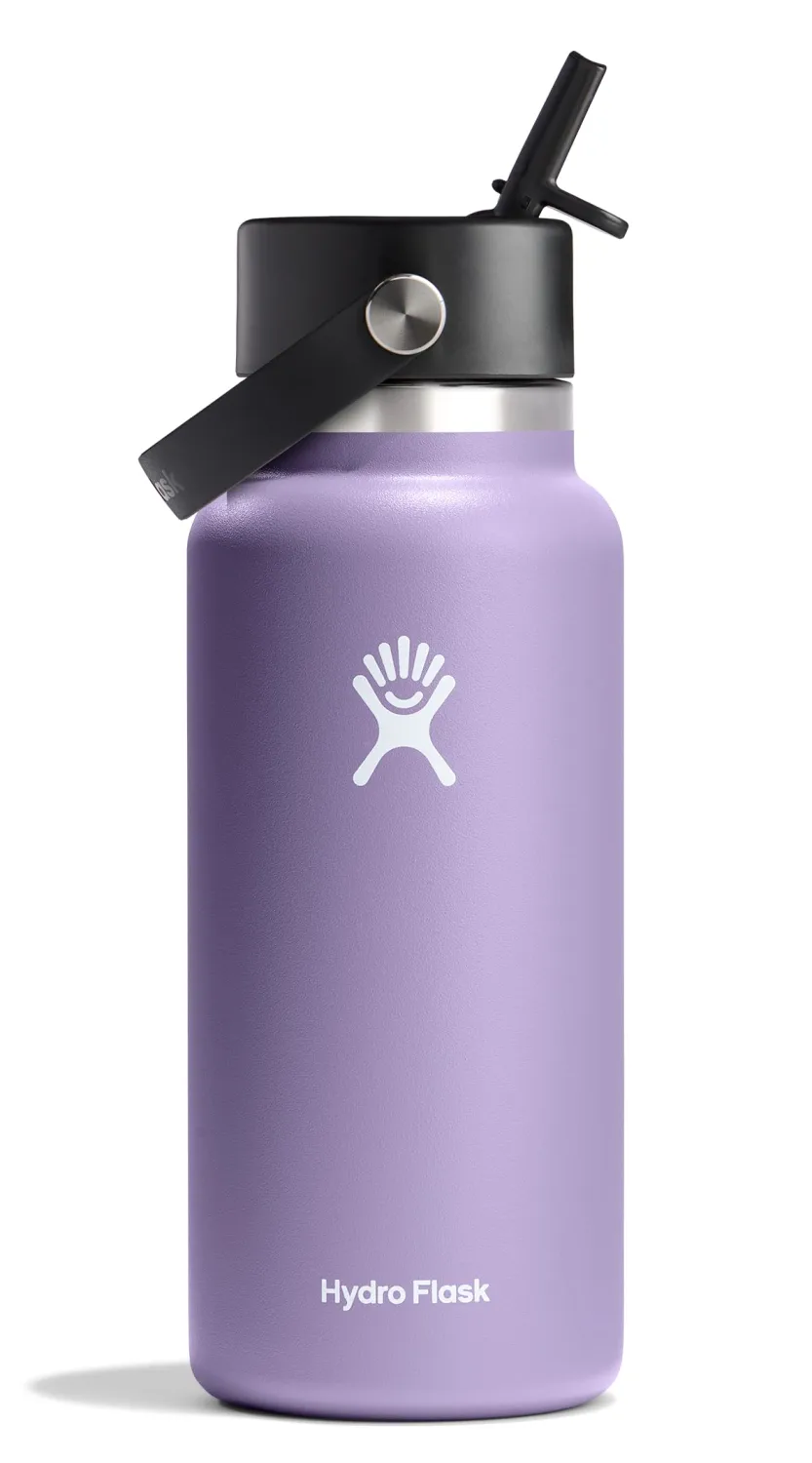 32 Oz Wide Mouth Flex Straw Cap Moonshadow