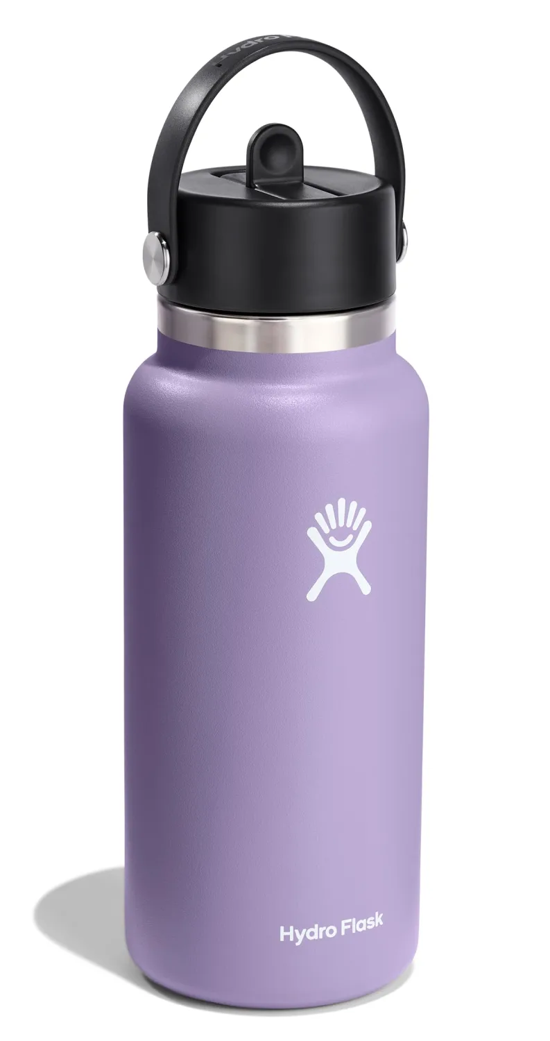 32 Oz Wide Mouth Flex Straw Cap Moonshadow
