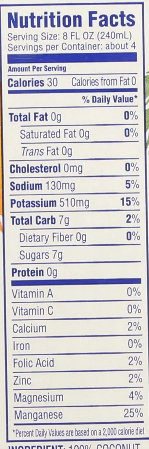 C2O Pure Coconut Water, 33.8 oz