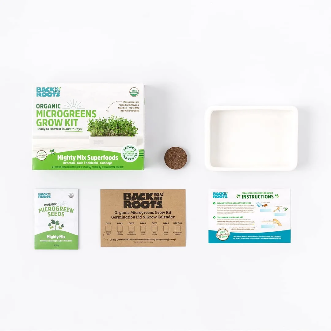 Back to the Roots 43003 Microgreens Ceramic Kit-Refill