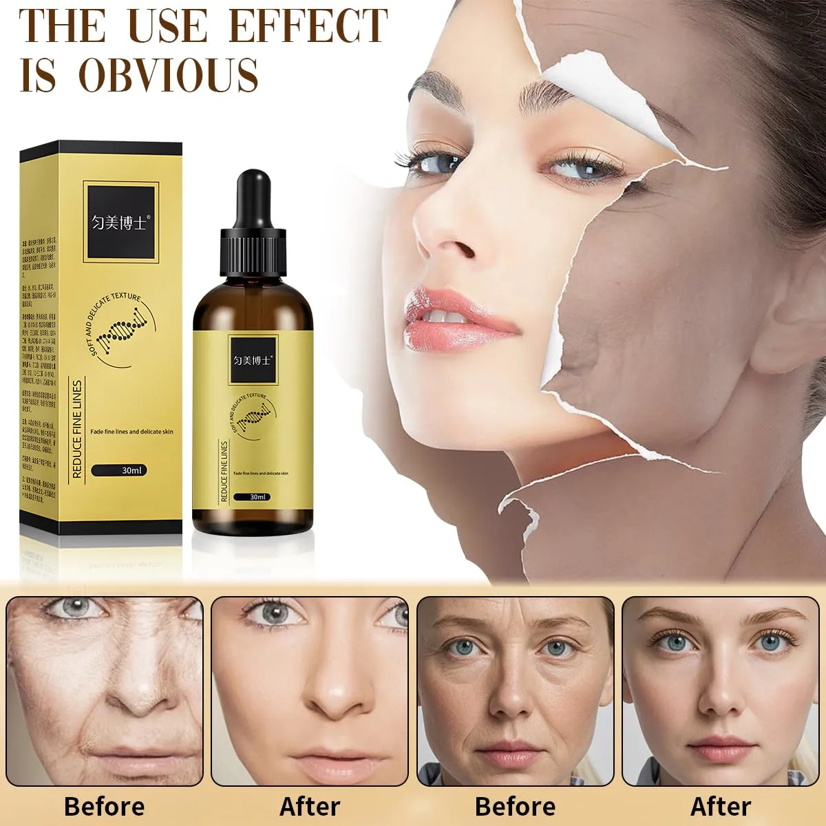 2 Pcs Anti-wrinkle Firming Serum, Anti-Aging Essence, Firm and Plump Face Serum, Anti-Aging & Wrinkles Lifting & Firming Essence, Hydrate & Moisturize, Reduce Fine Lines And Wrinkles