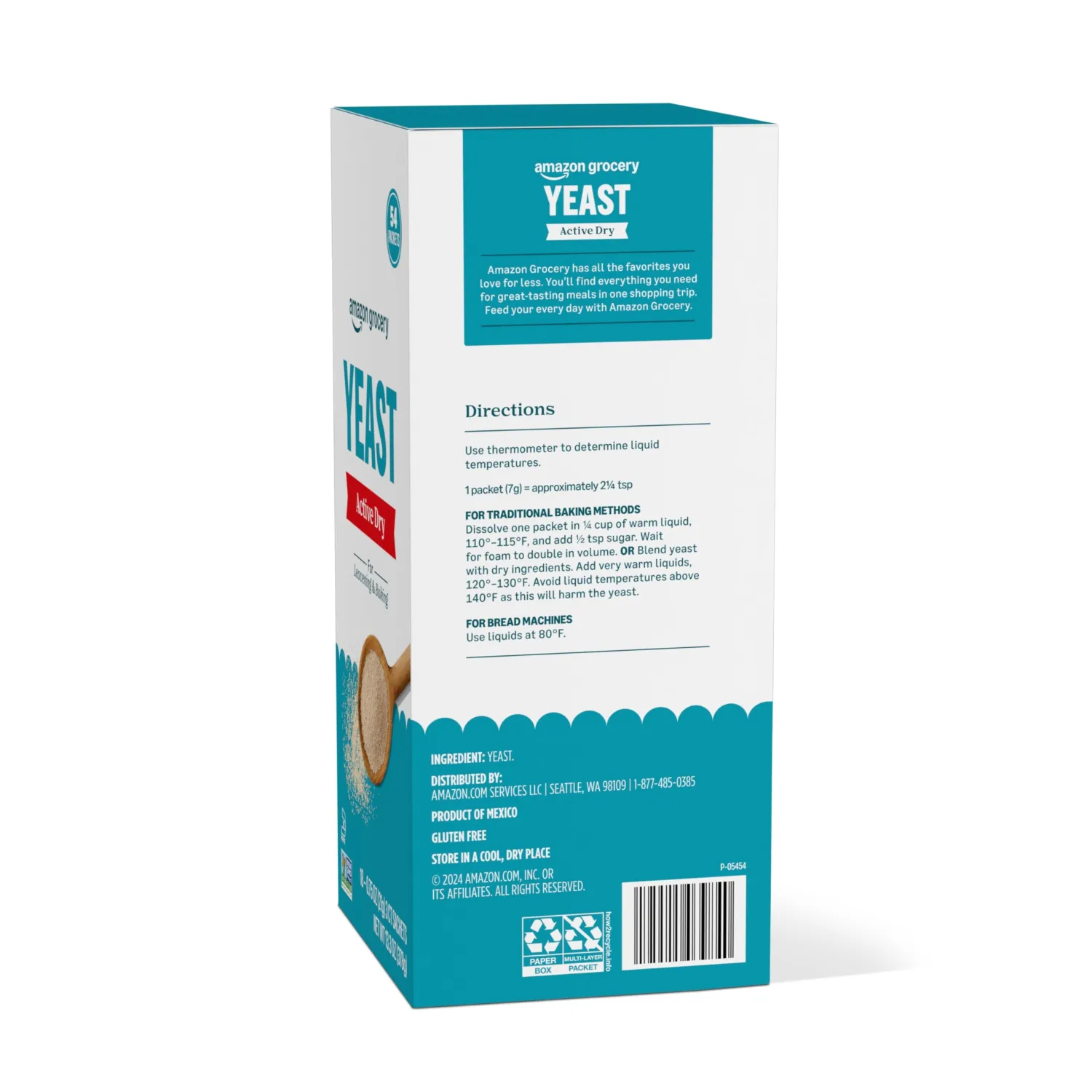 Active Dry Yeast, 13.3 Oz, 54 Count