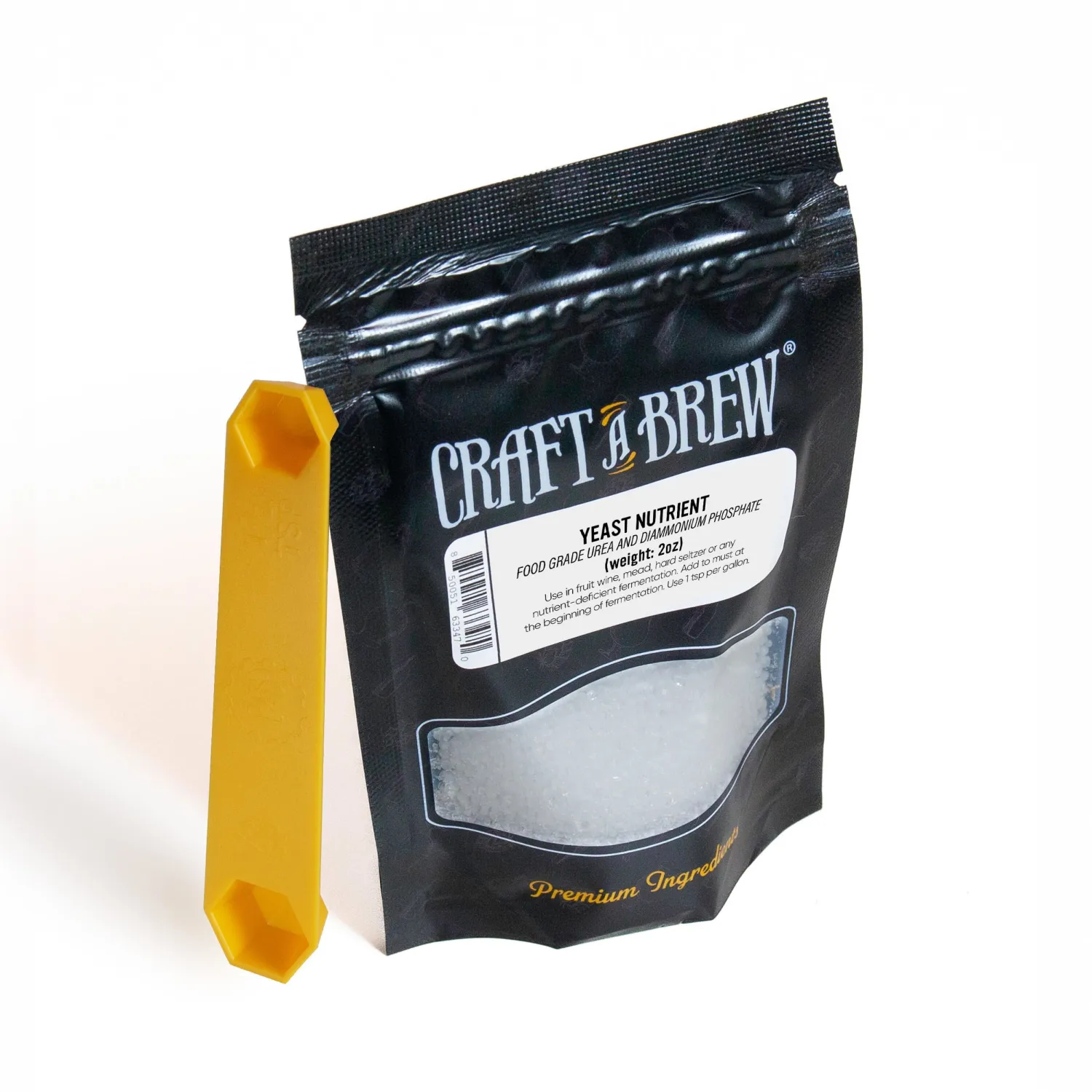 Craft A Brew - Yeast Nutrient - Food Grade - For Wine Making & Beer Brewing - Creates Nutrient Rich Environment For Yeast - 2 oz Package