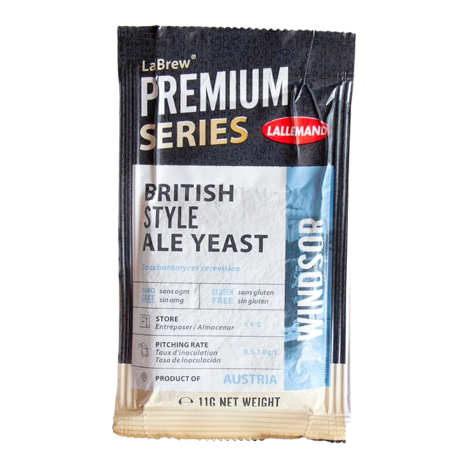Craft A Brew - LalBrew Windsor™ - British Style Ale Yeast - For Craft Lagers - Ingredients for Home Brewing - Beer Making Supplies - (1 Pack)
