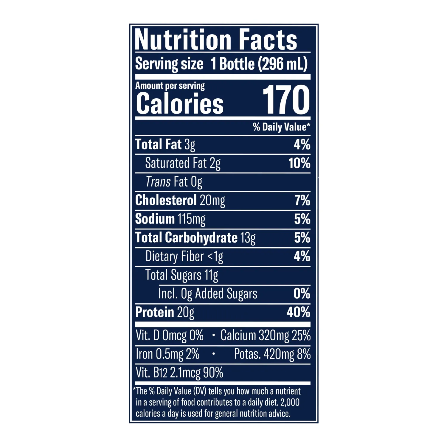 Chobani® 20g Low-Fat Greek Yogurt Drink Cookies & Cream 10 fl oz