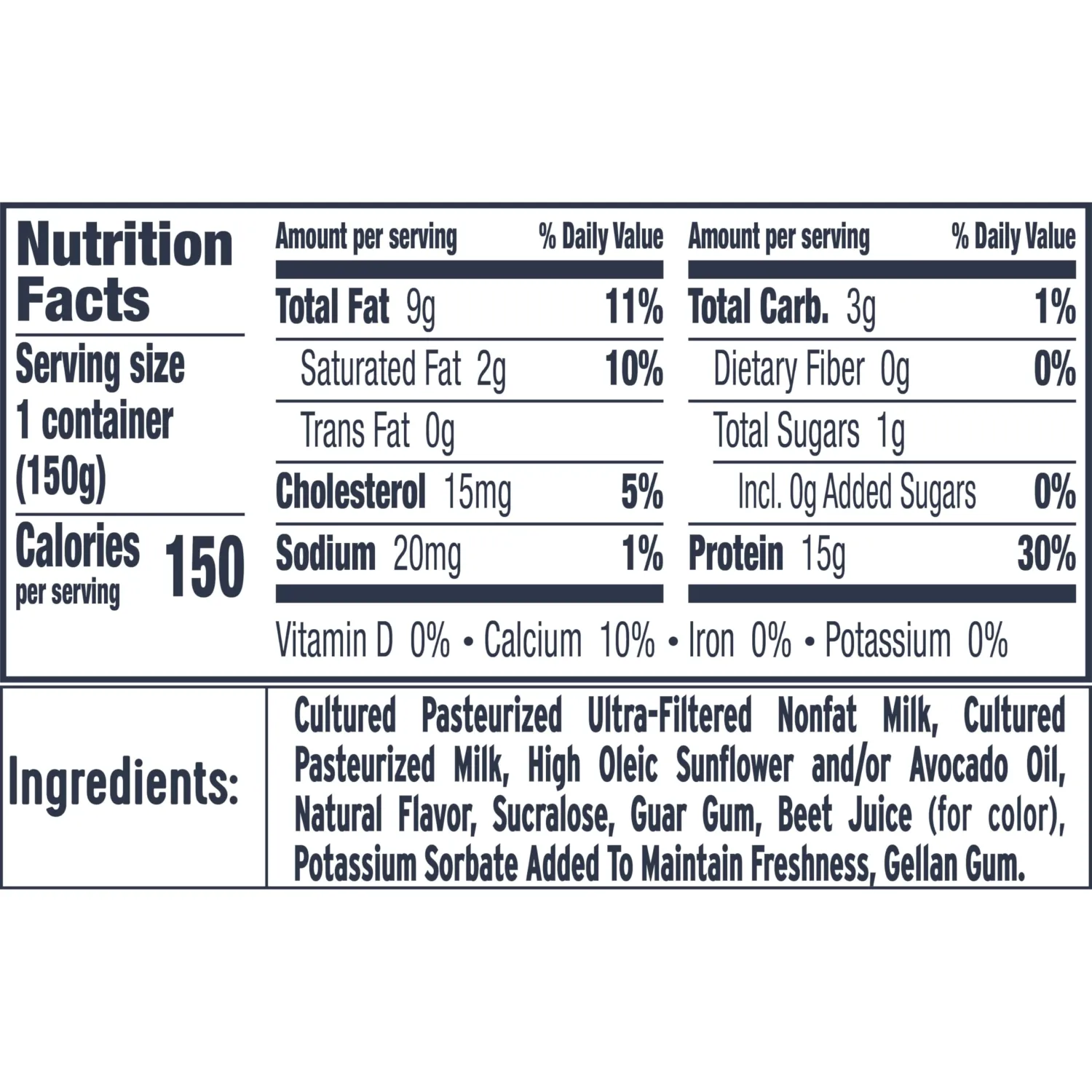 Ratio Trio Yogurt Cultured Dairy Snack, Strawberry, 1g Sugar, Keto Yogurt Alternative, 5.3 oz