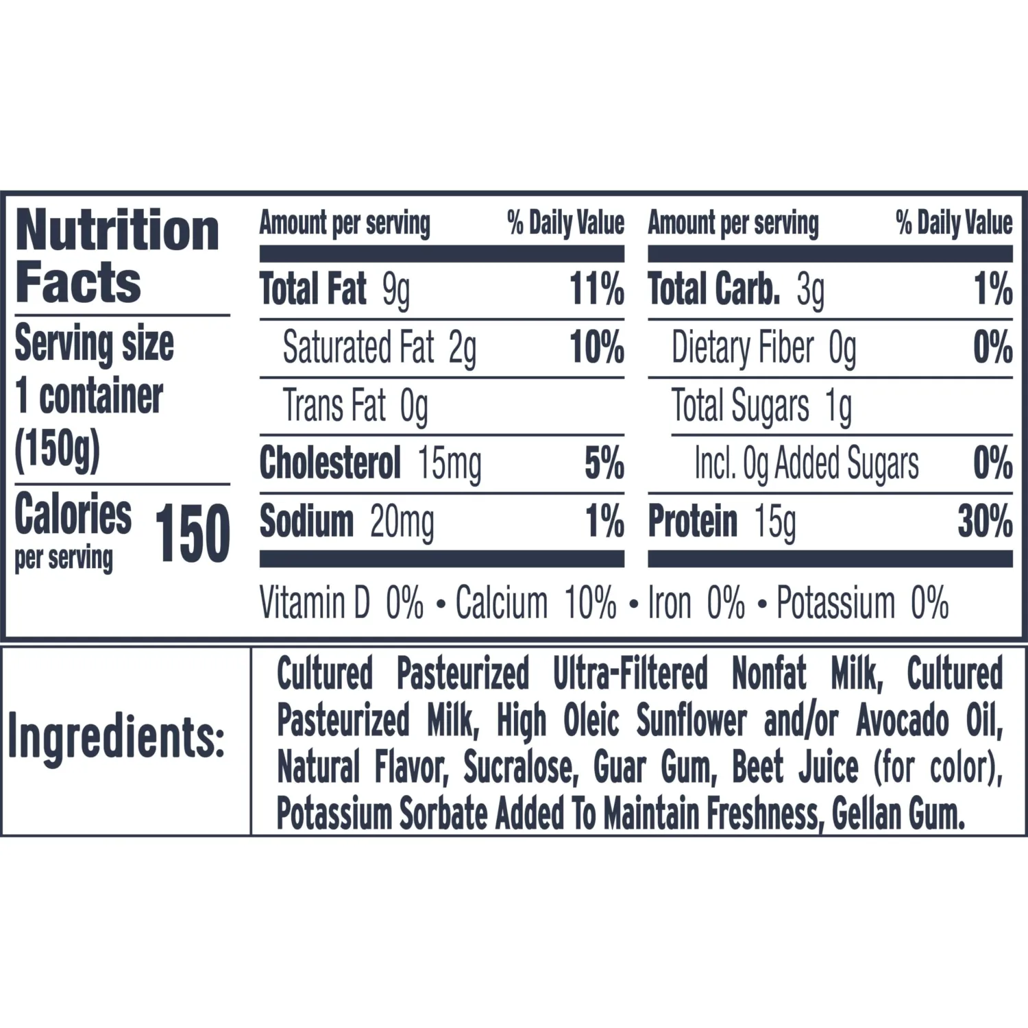 Ratio Trio Yogurt Cultured Dairy Snack, Strawberry, 1g Sugar, Keto Yogurt Alternative, 5.3 oz