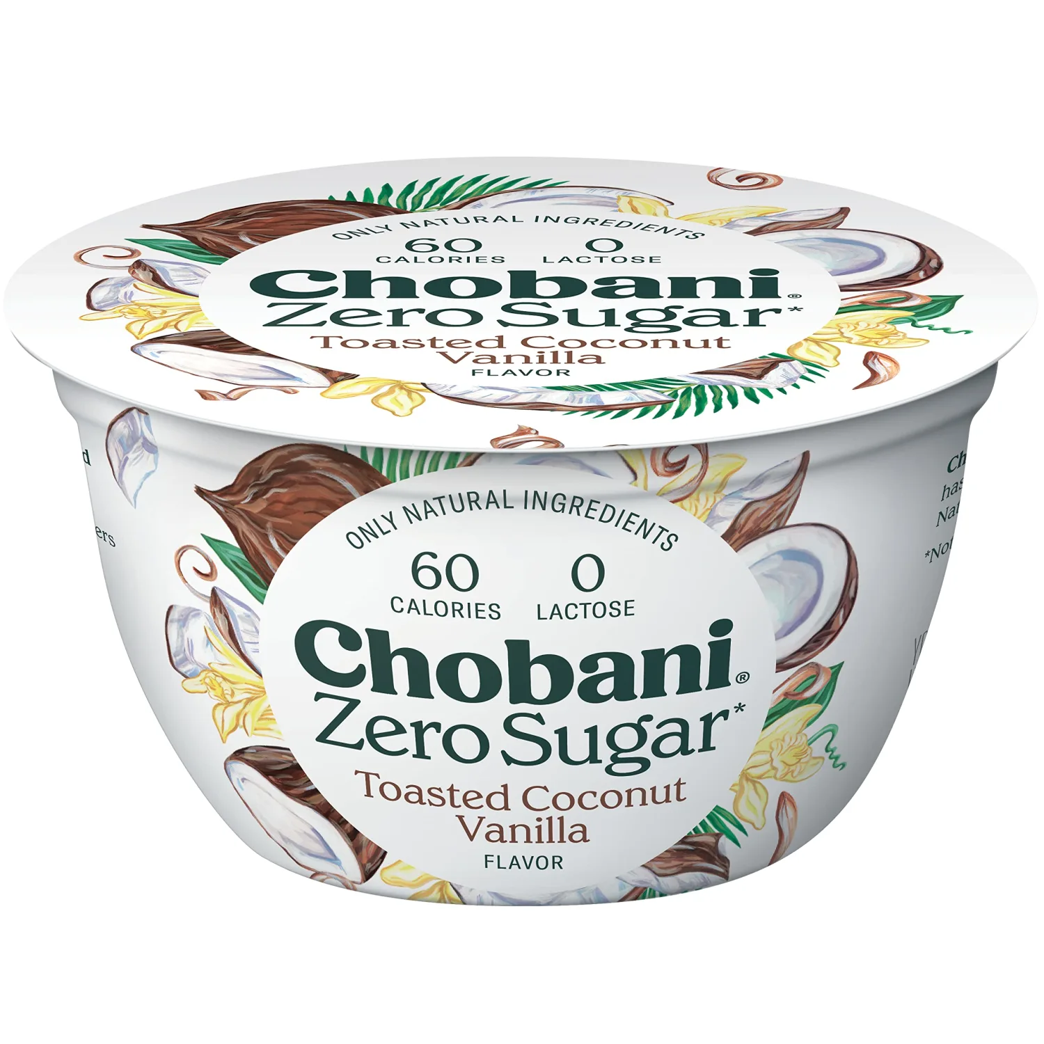 Chobani® Zero Sugar* Toasted Coconut 5.3oz