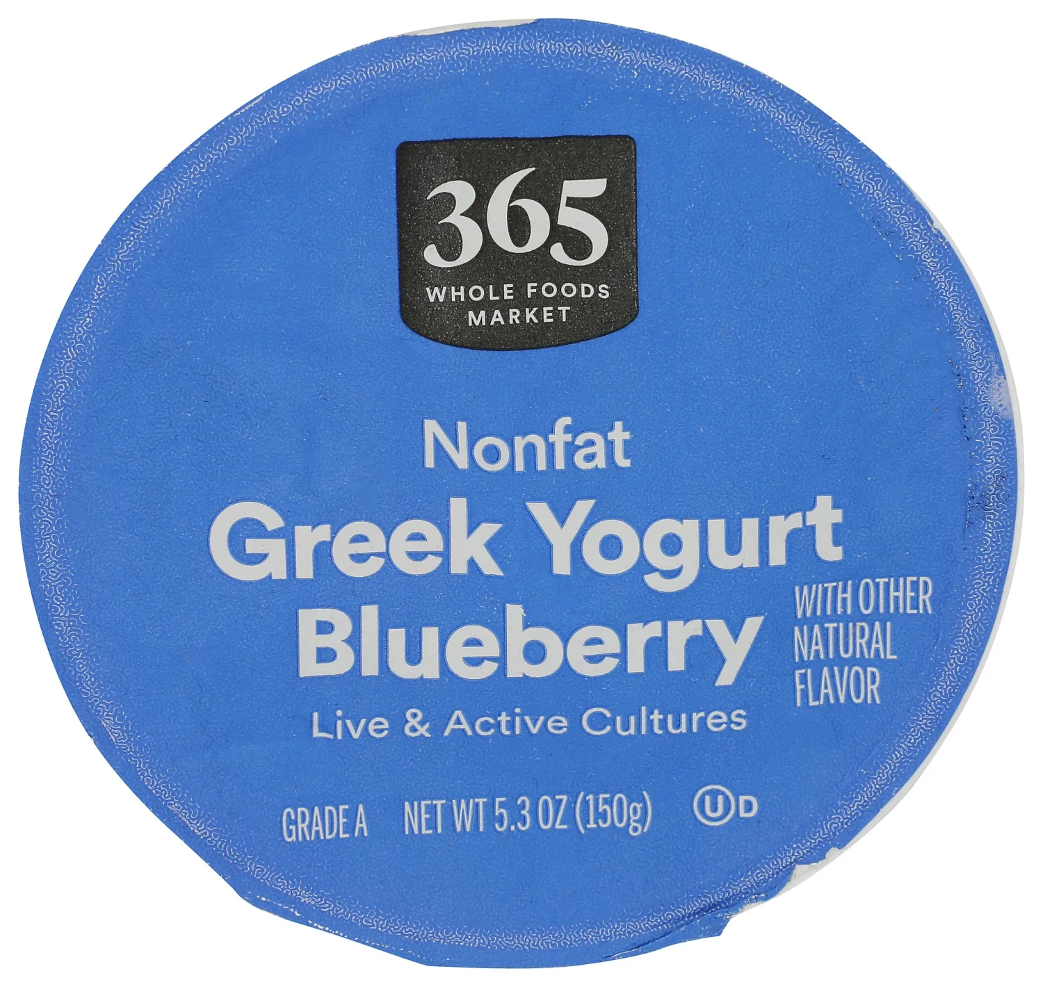 365 by Whole Foods Market, Greek Yogurt, Nonfat Blueberry, 5.3 Ounce