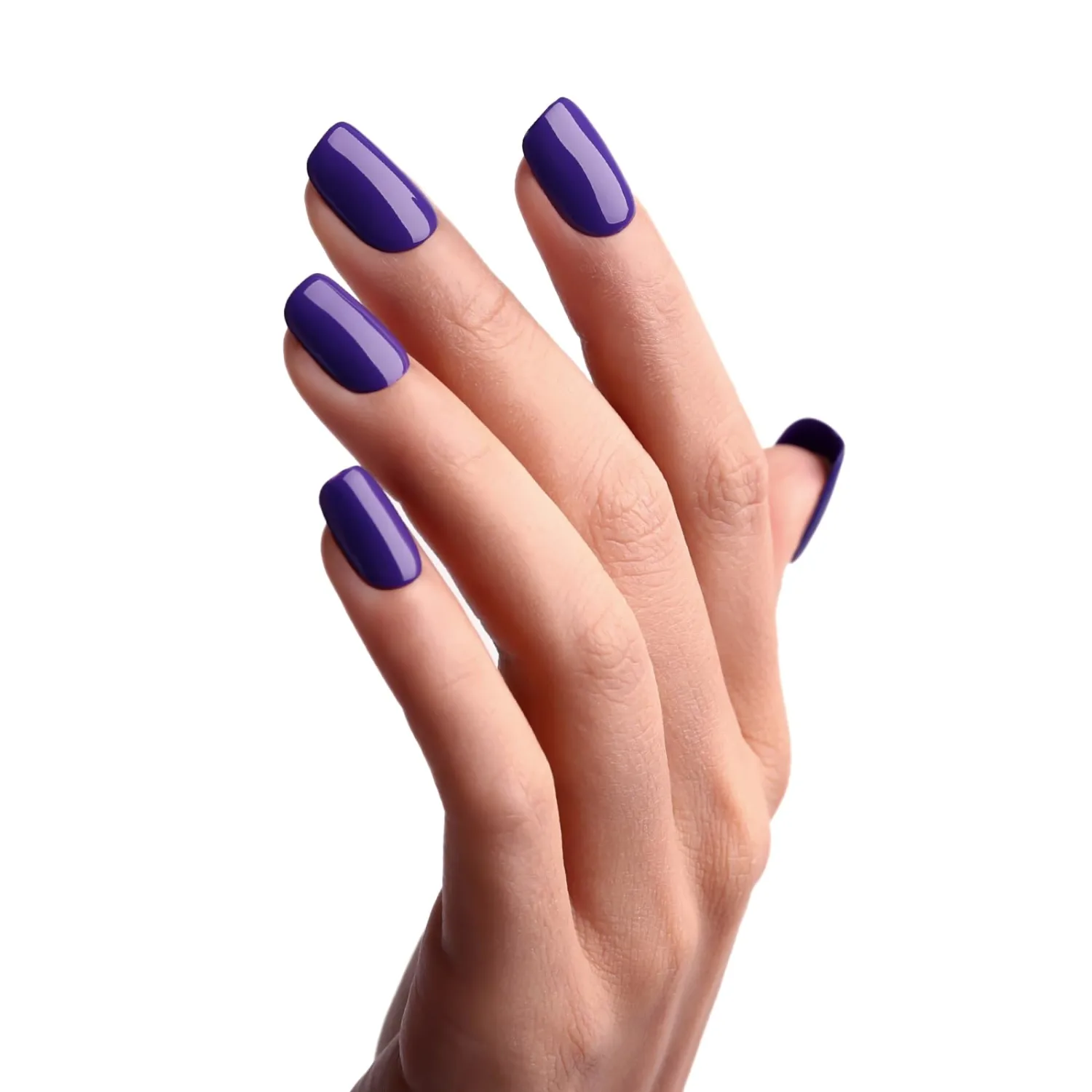 Gel Polish,1 Pcs 15ml Deep Purple Gel Nail Polish Autumn Winter Soak off LED UV Gel Nail Polish Art Starter Manicure Salon DIY Nail Gel Polish at Home for Girl Women