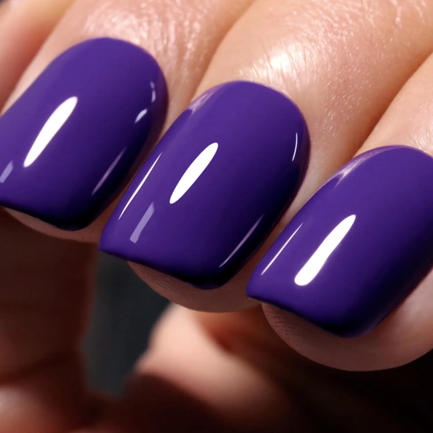 Gel Polish,1 Pcs 15ml Deep Purple Gel Nail Polish Autumn Winter Soak off LED UV Gel Nail Polish Art Starter Manicure Salon DIY Nail Gel Polish at Home for Girl Women