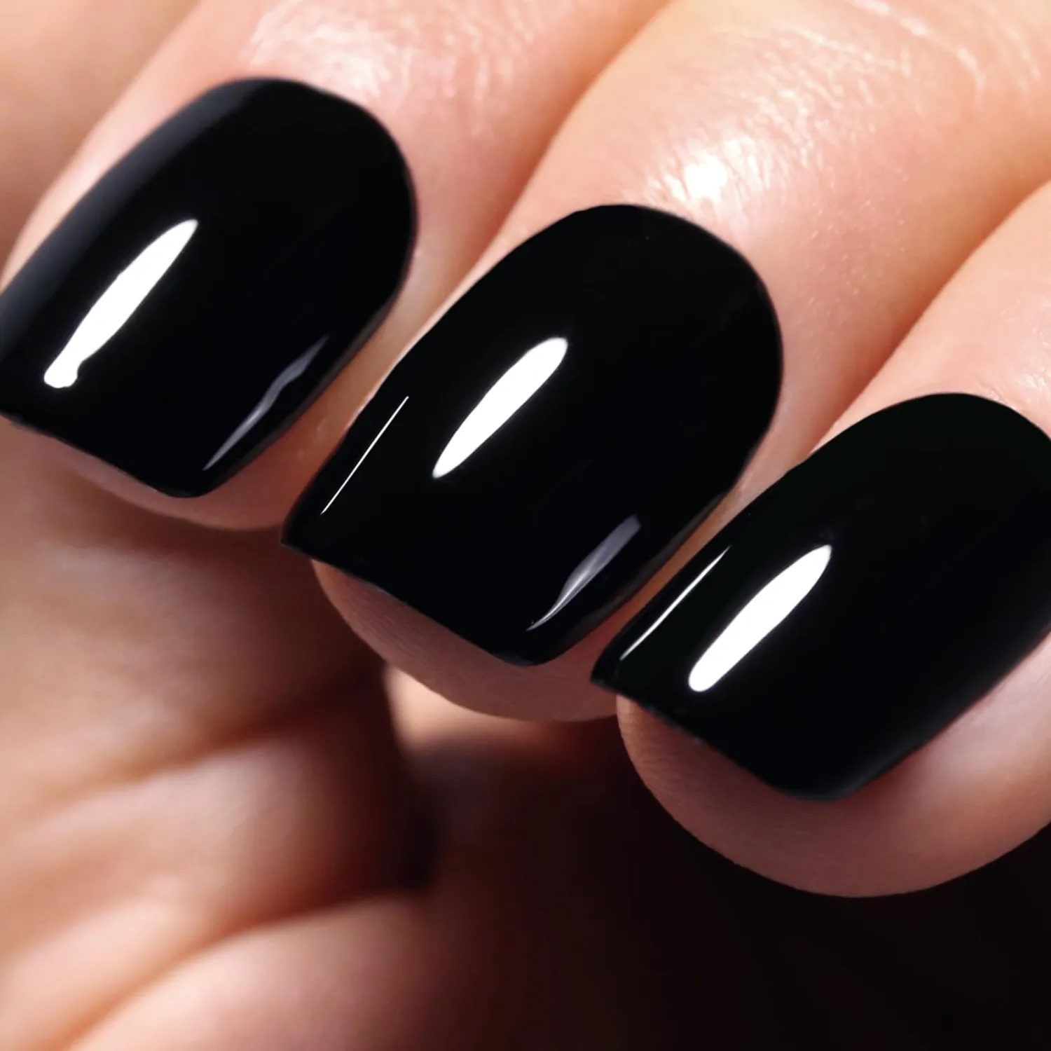 Gel Polish,1 Pcs 15ml Black Gel Nail Polish Soak off LED UV Gel Nail Polish Art Starter Manicure Salon DIY Nail Gel Polish at Home for Girl Women