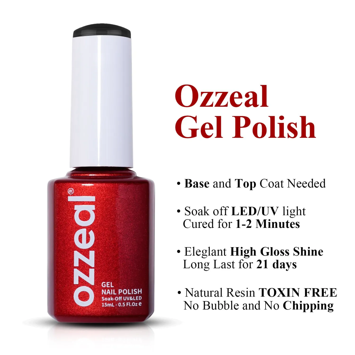 Gel Polish,1 Pcs 15ml Black Gel Nail Polish Soak off LED UV Gel Nail Polish Art Starter Manicure Salon DIY Nail Gel Polish at Home for Girl Women