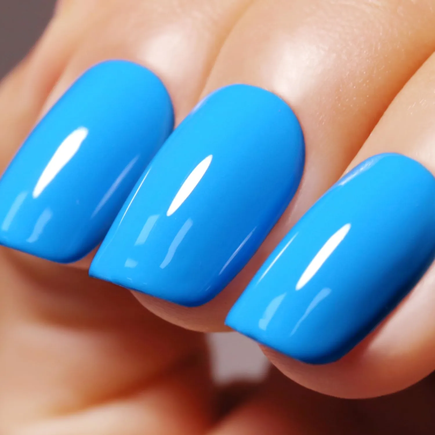 Gel Polish,1 Pcs 15ml Creme Blue Gel Nail Polish Soak off LED UV Gel Nail Polish Art Starter Manicure Salon DIY Nail Gel Polish at Home for Girl Women