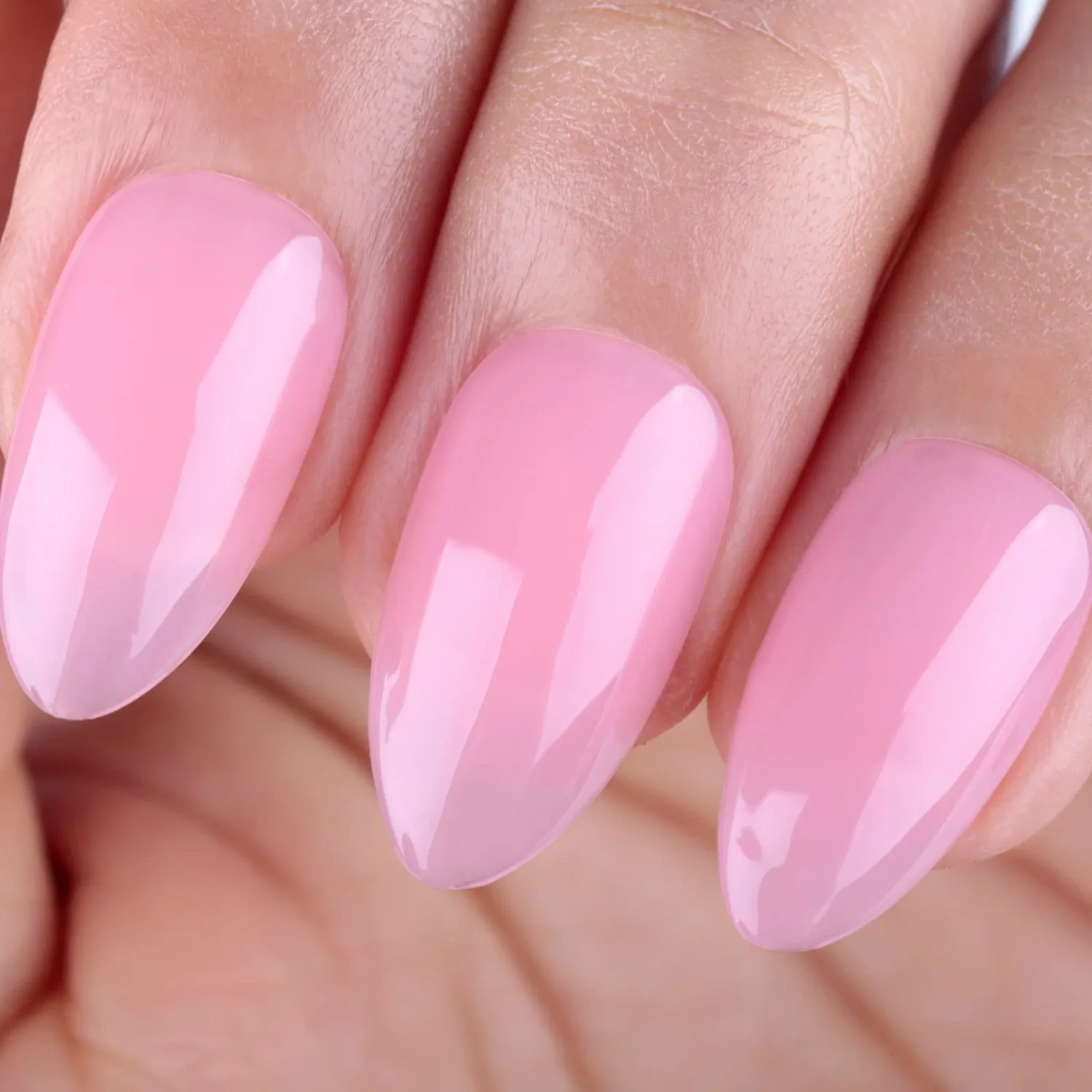 Jelly Gel Nail Polish, Nude Pink Jelly Nail Polish Gel Translucent Sheer Spring Summer Neutral Nail Gel Polish Soak off UV LED Light for French Nail Art DIY Manicure 0.5 Fl Oz