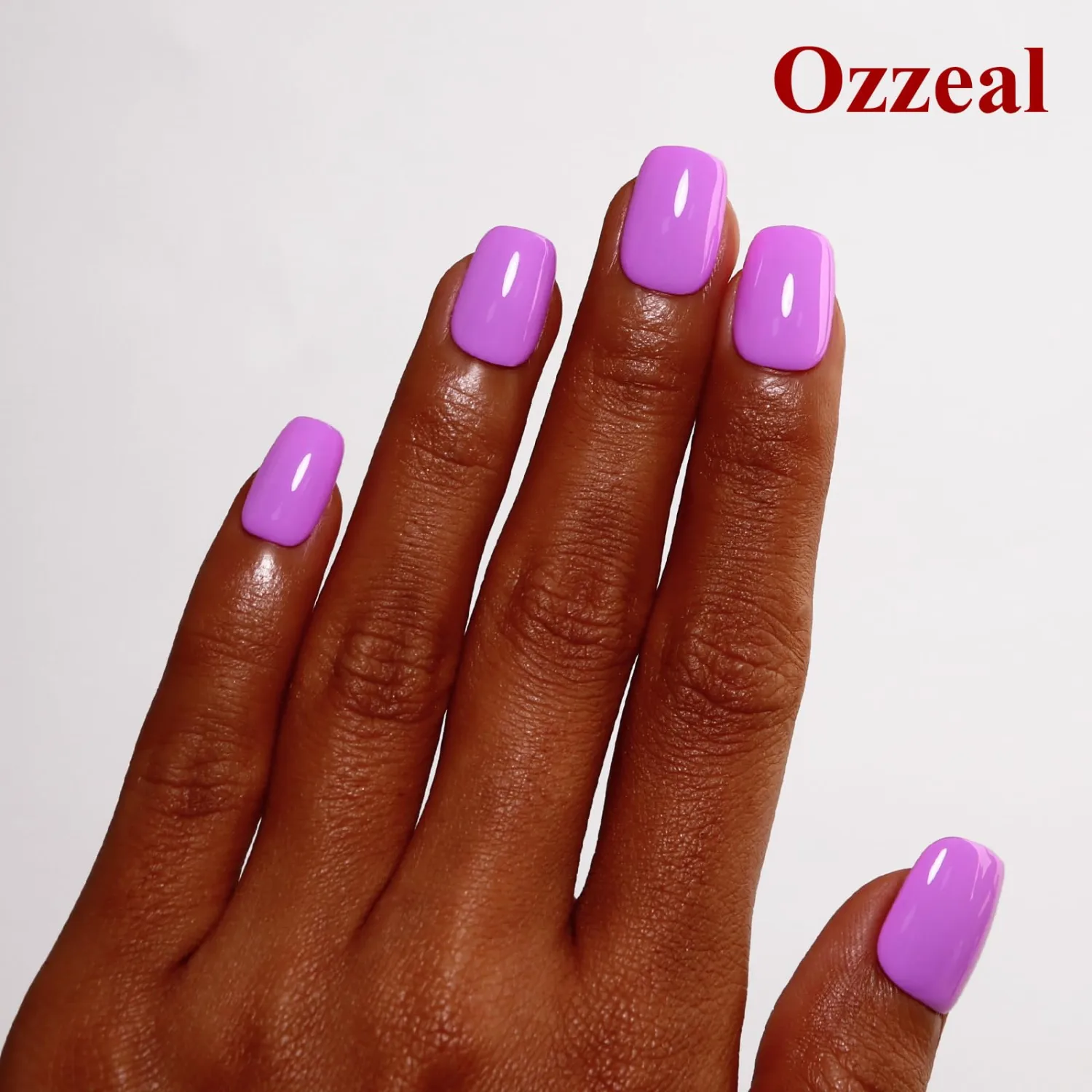 Gel Polish, 0.5 Fl Oz Light Purple Gel Nail Polish Spring Summer Soak off LED UV Gel Nail Polish Art Starter Manicure Salon DIY Nail Gel Polish