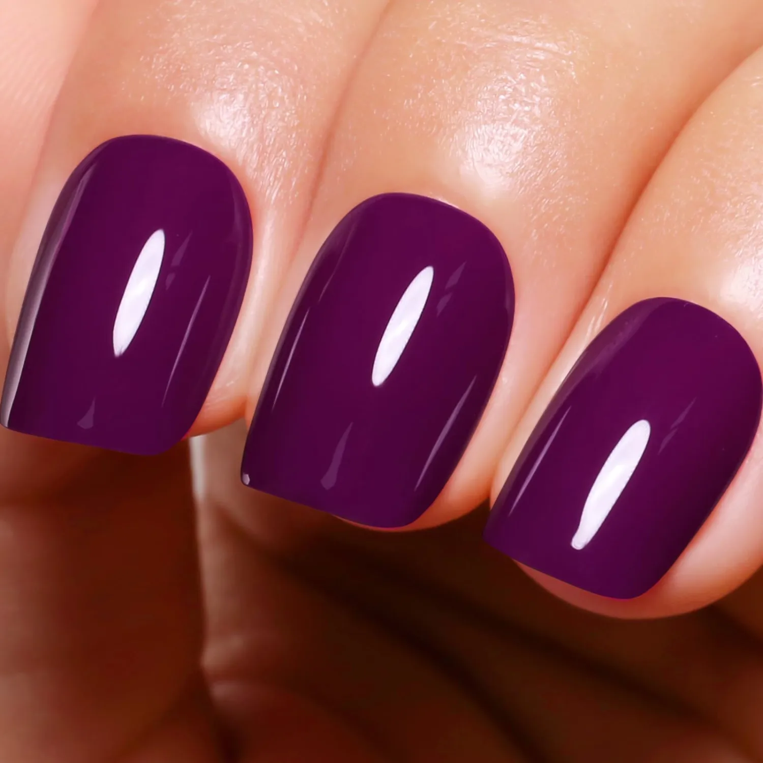 Gel Polish, 0.5 Fl Oz Wine Purple Gel Nail Polish Autumn Winter Soak Off LED UV Gel Nail Polish Art Starter Manicure Salon DIY Nail Gel Polish