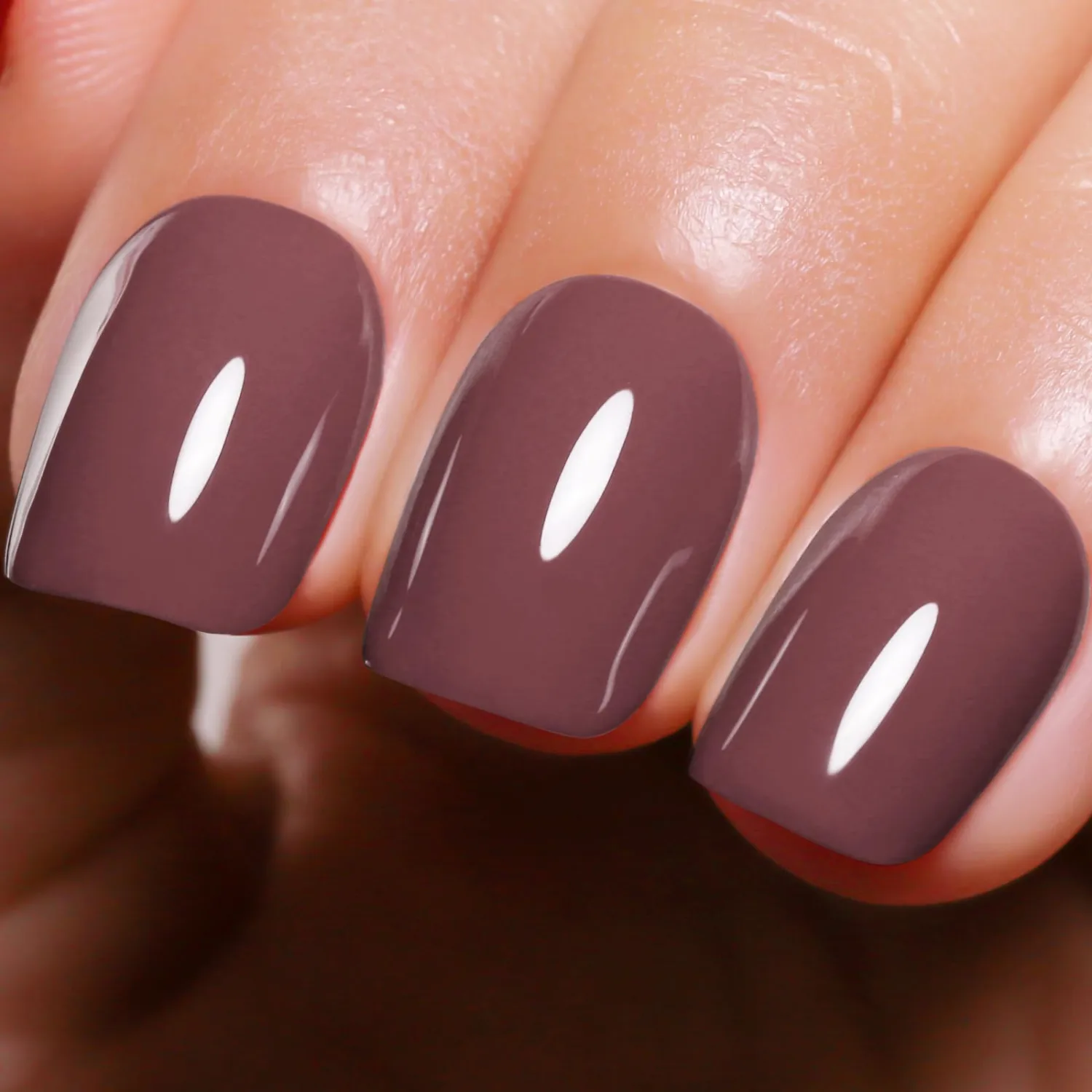 Coffee Brown Gel Nail Polish, 0.5 Fl Oz, Autumn Winter Soak Off LED UV Gel Nail Polish Art Starter Manicure Salon DIY