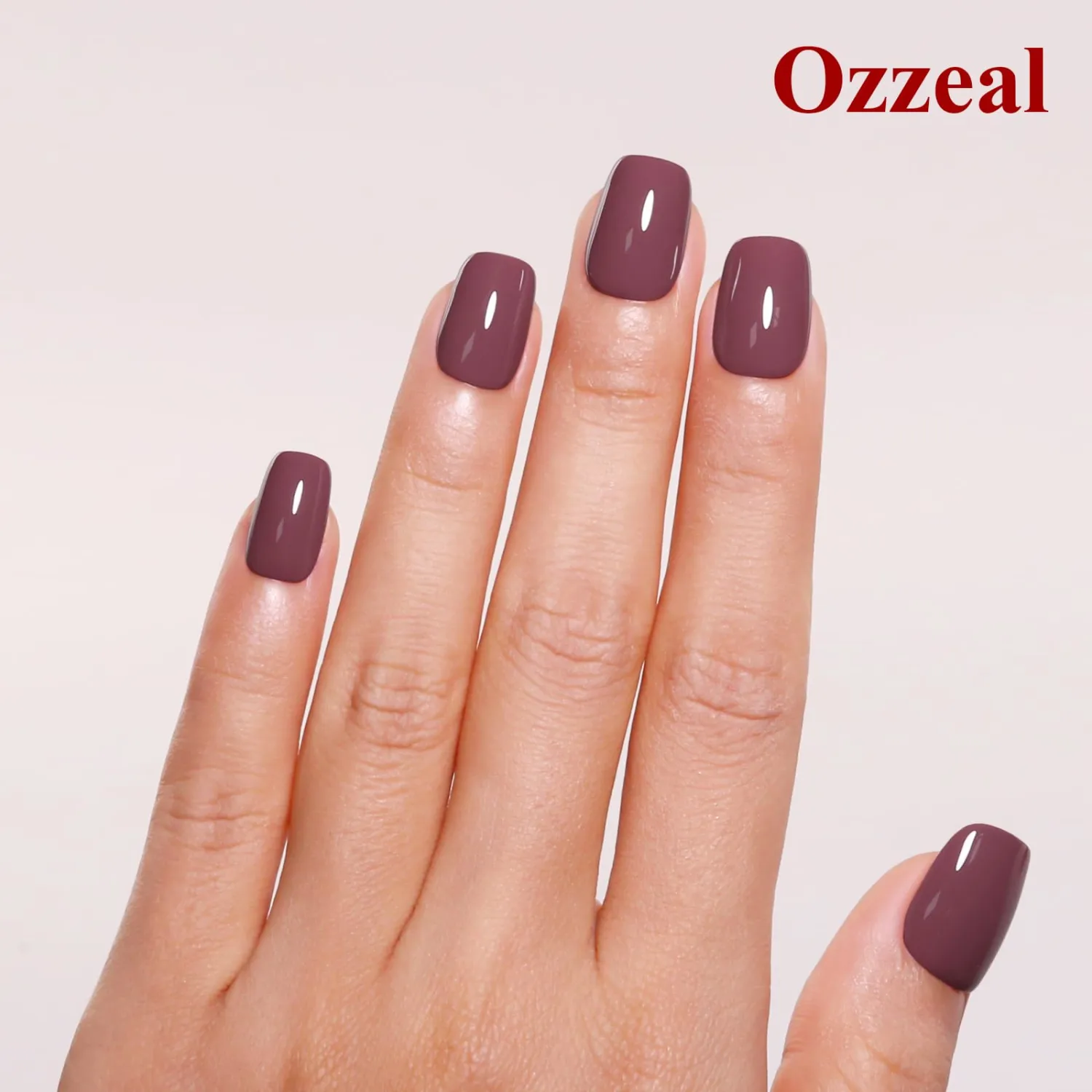 Coffee Brown Gel Nail Polish, 0.5 Fl Oz, Autumn Winter Soak Off LED UV Gel Nail Polish Art Starter Manicure Salon DIY