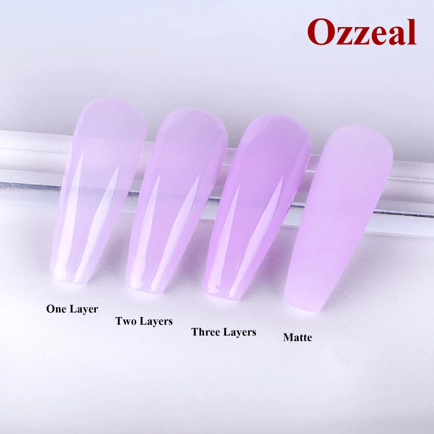 Jelly Gel Nail Polish, Lavender Purple Jelly Nail Polish Gel Translucent Sheer Spring Summer Nail Gel Polish Soak off UV LED Light for Nail Art DIY Manicure 0.5 Fl Oz
