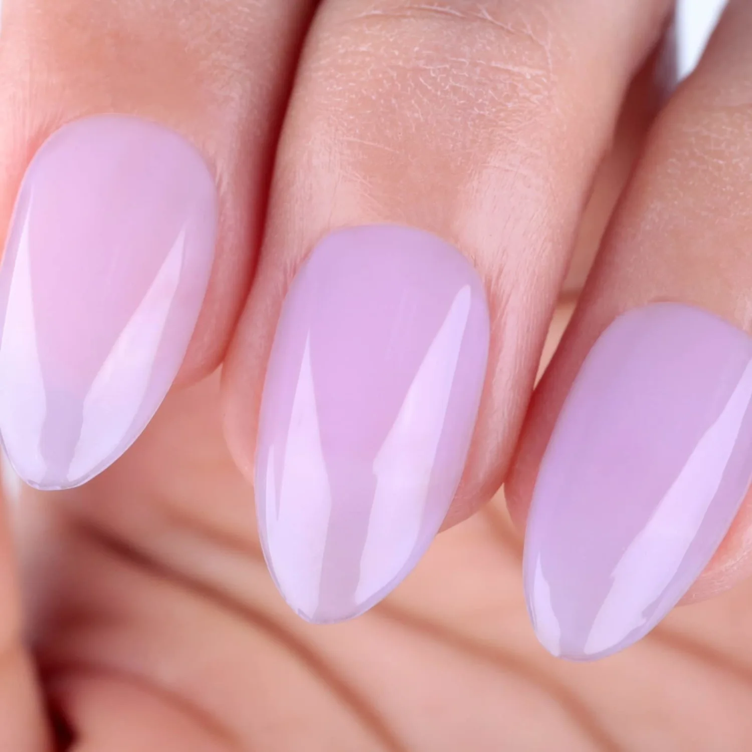 Jelly Gel Nail Polish, Lavender Purple Jelly Nail Polish Gel Translucent Sheer Spring Summer Nail Gel Polish Soak off UV LED Light for Nail Art DIY Manicure 0.5 Fl Oz