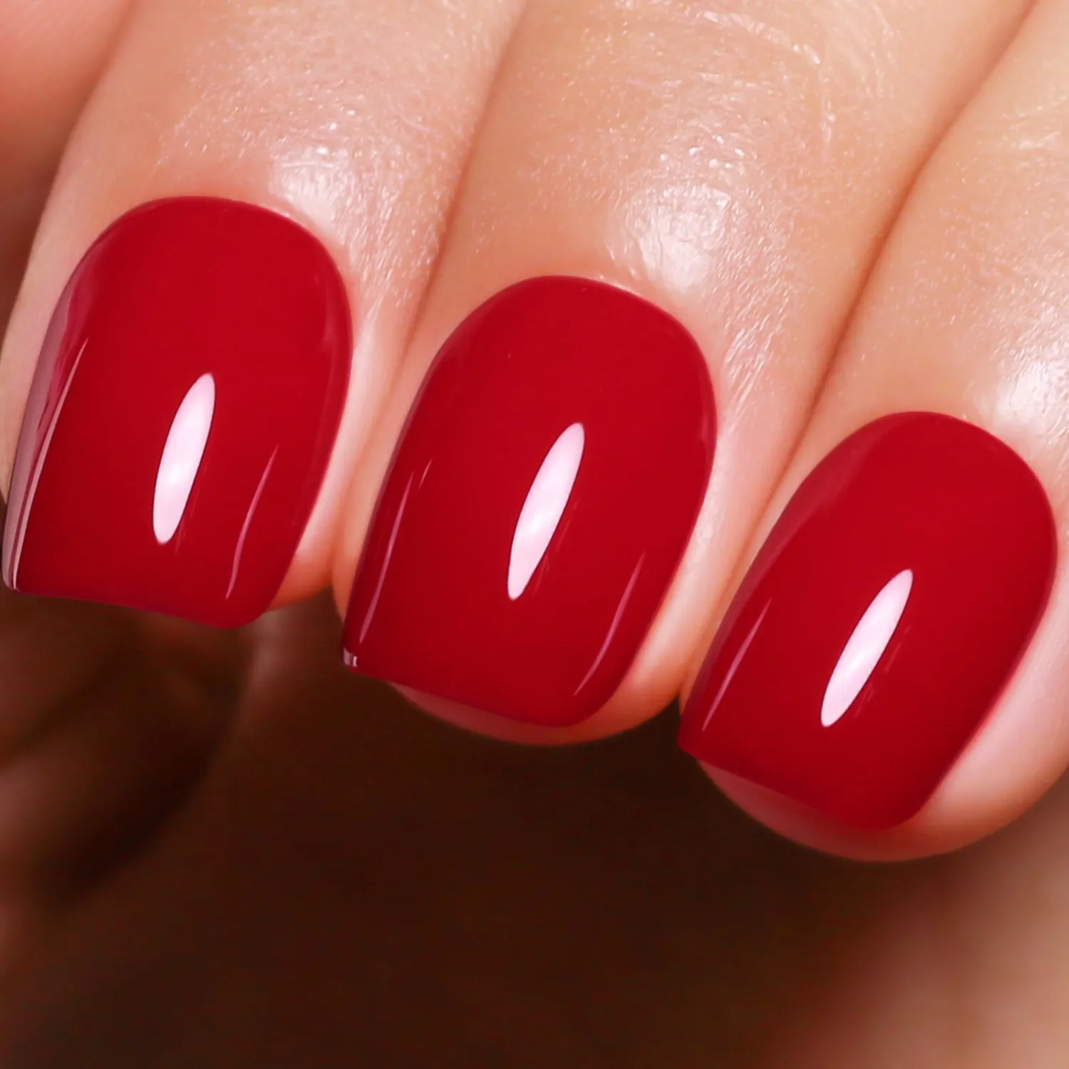 Ruby Red Gel Nail Polish, 0.5 Fl Oz, LED UV Gel, Christmas Red, Soak Off, Art Starter, Manicure Salon DIY Nail Polish