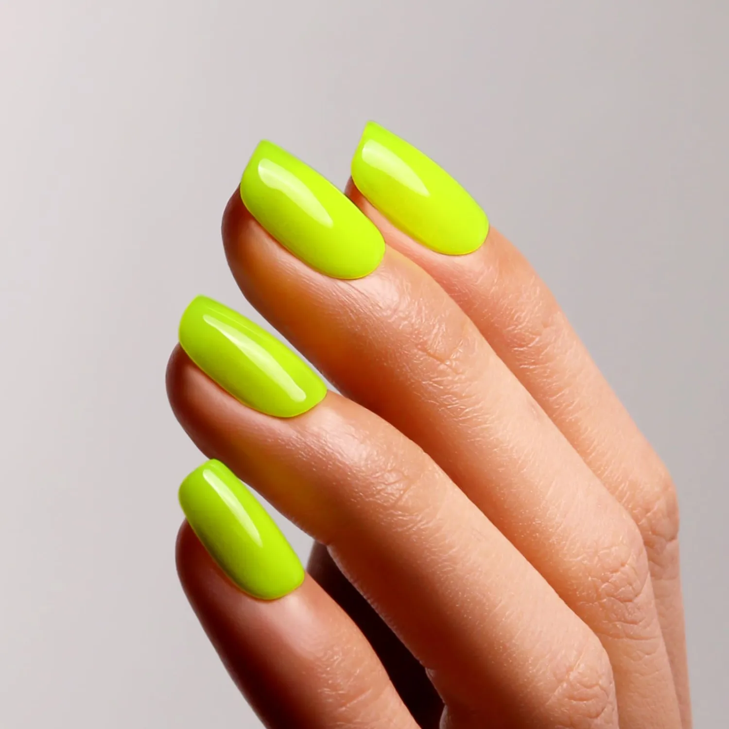 Neon Gel Polish,0.5 Fl Oz Neon Yellow Gel Nail Polish Bright Spring Summer Soak off LED UV Gel Nail Polish Art Starter Manicure Salon DIY Nail Gel Polish