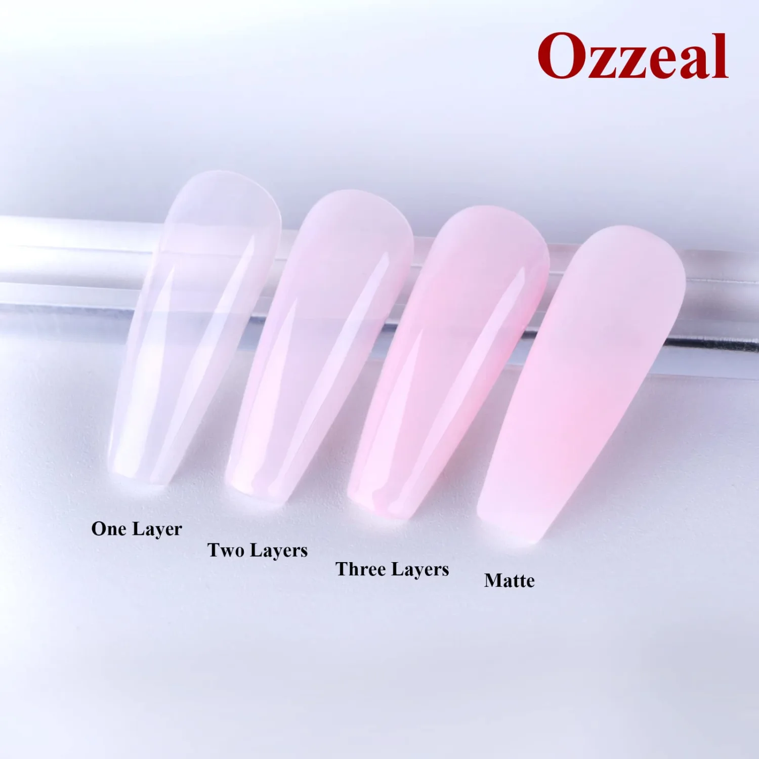 Jelly Gel Nail Polish, Light Pink Jelly Neutral Nude Gel Polish Translucent Sheer Spring Summer Nail Polish Gel Soak off UV LED Light for Nail Art DIY Manicure 0.5 Fl Oz