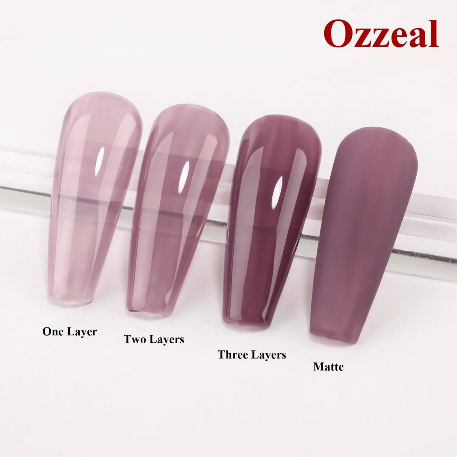 Jelly Gel Nail Polish, Deep Purple Jelly Nail Polish Gel Translucent Sheer Spring Summer Nail Gel Polish Soak off UV LED Light for Nail Art DIY Manicure 0.5 Fl Oz
