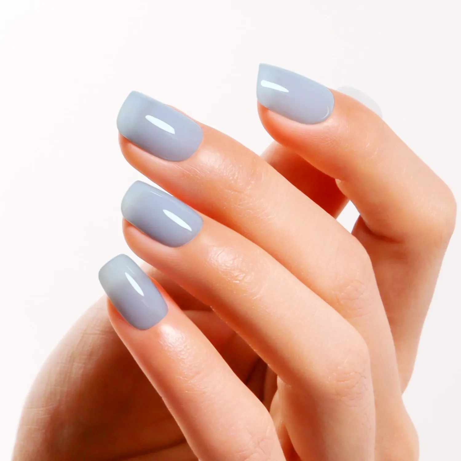 Jelly Gel Nail Polish, Sky Light Blue Jelly Nail Polish Gel Translucent Sheer Spring Summer Nail Gel Polish Soak off UV LED Light for Nail Art DIY Manicure 0.5 Fl Oz