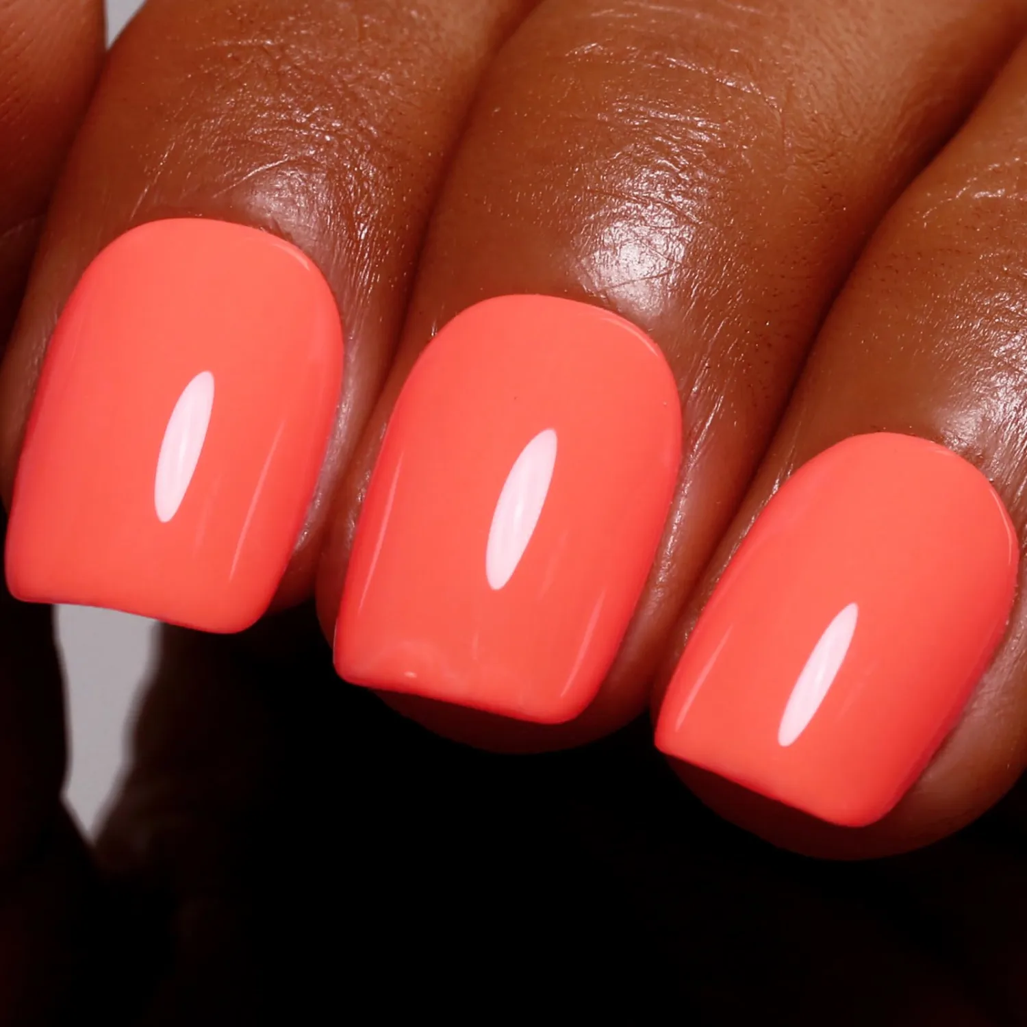 Gel Polish, 0.5 Fl Oz Bright Coral Orange Gel Nail Polish Spring Summer Soak off LED UV Art Starter Manicure Salon DIY