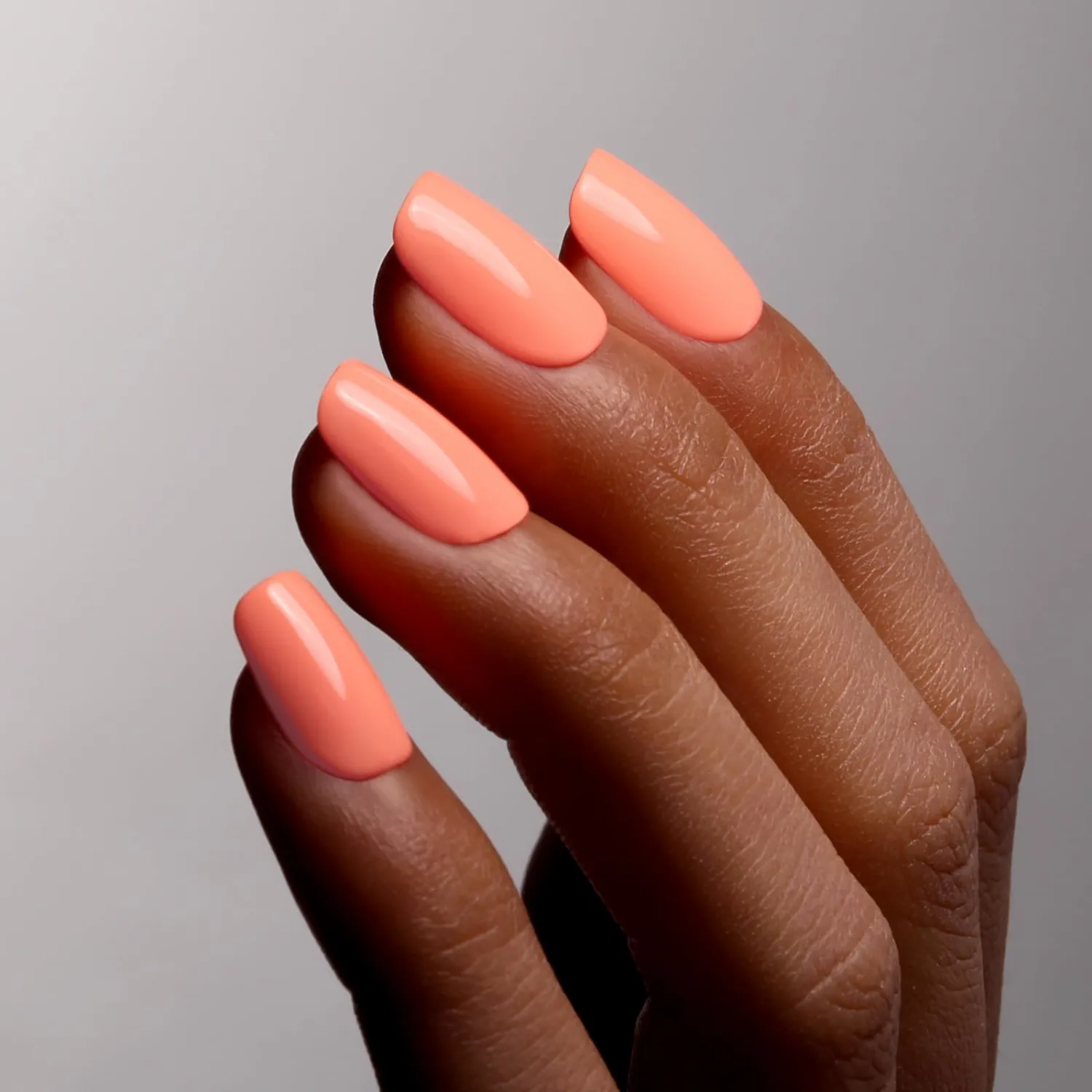 Gel Polish,0.5 Fl Oz Light Coral Orange Peach Gel Nail Polish Spring Summer Soak off LED UV Gel Nail Polish Art Starter Manicure Salon DIY Nail Gel Polish