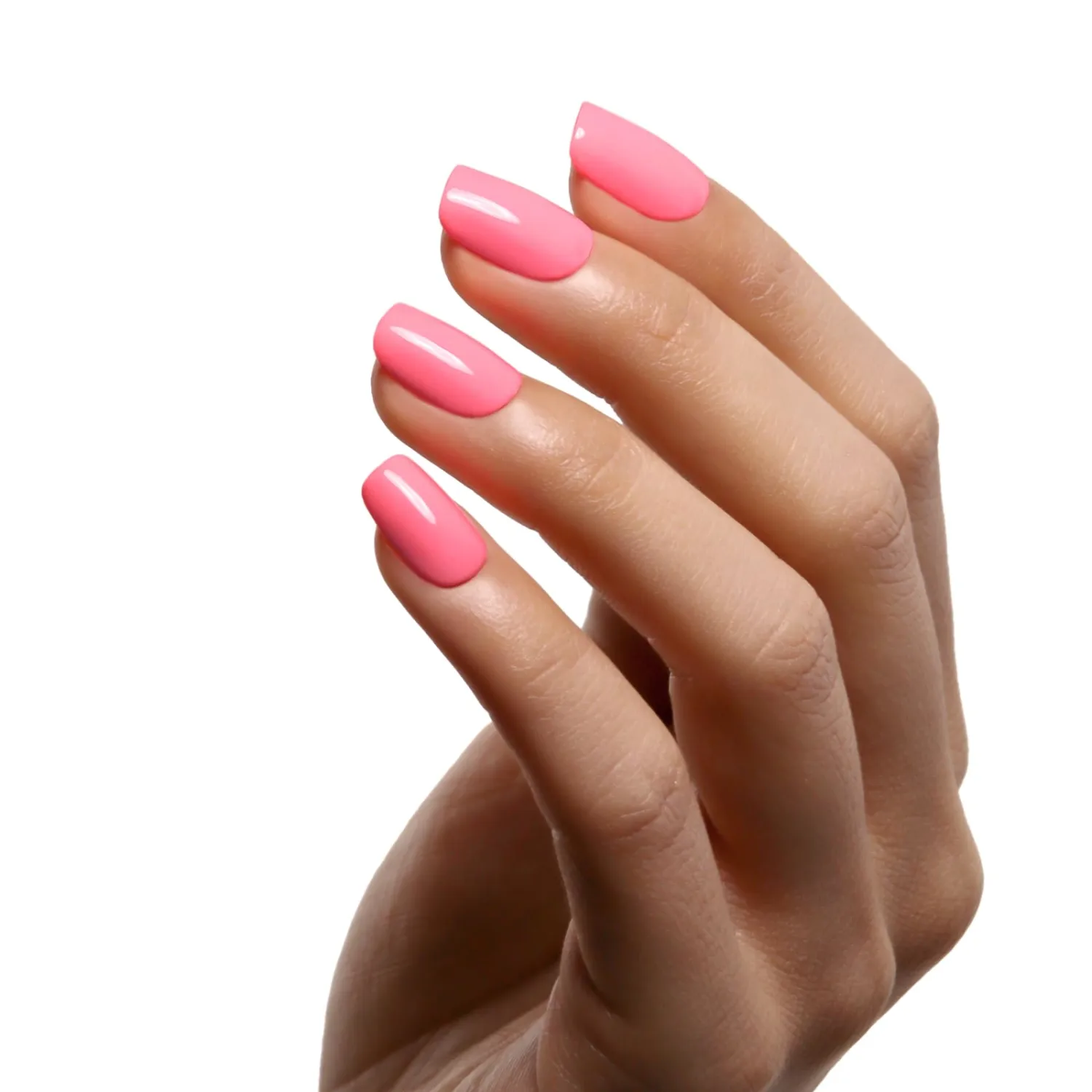 Light Coral Pink Gel Nail Polish, 0.5 Fl Oz - Spring/Summer Soak Off LED/UV Gel Nail Polish Art Starter Manicure Salon DIY