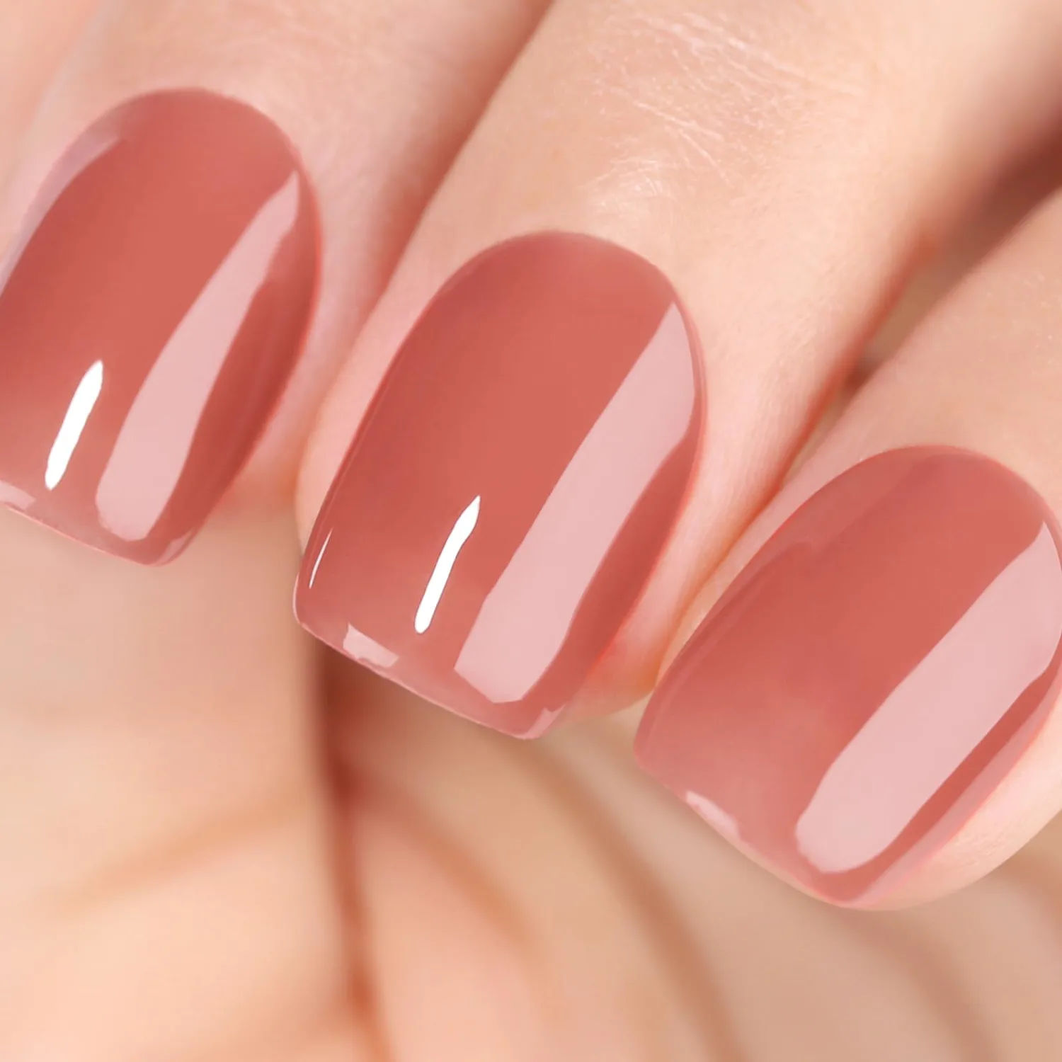 Jelly Gel Nail Polish, 15ml Maroon Red Jelly Nail Polish Gel Translucent Sheer Spring Summer Nail Soak off UV LED Light for Nail Art DIY Manicure