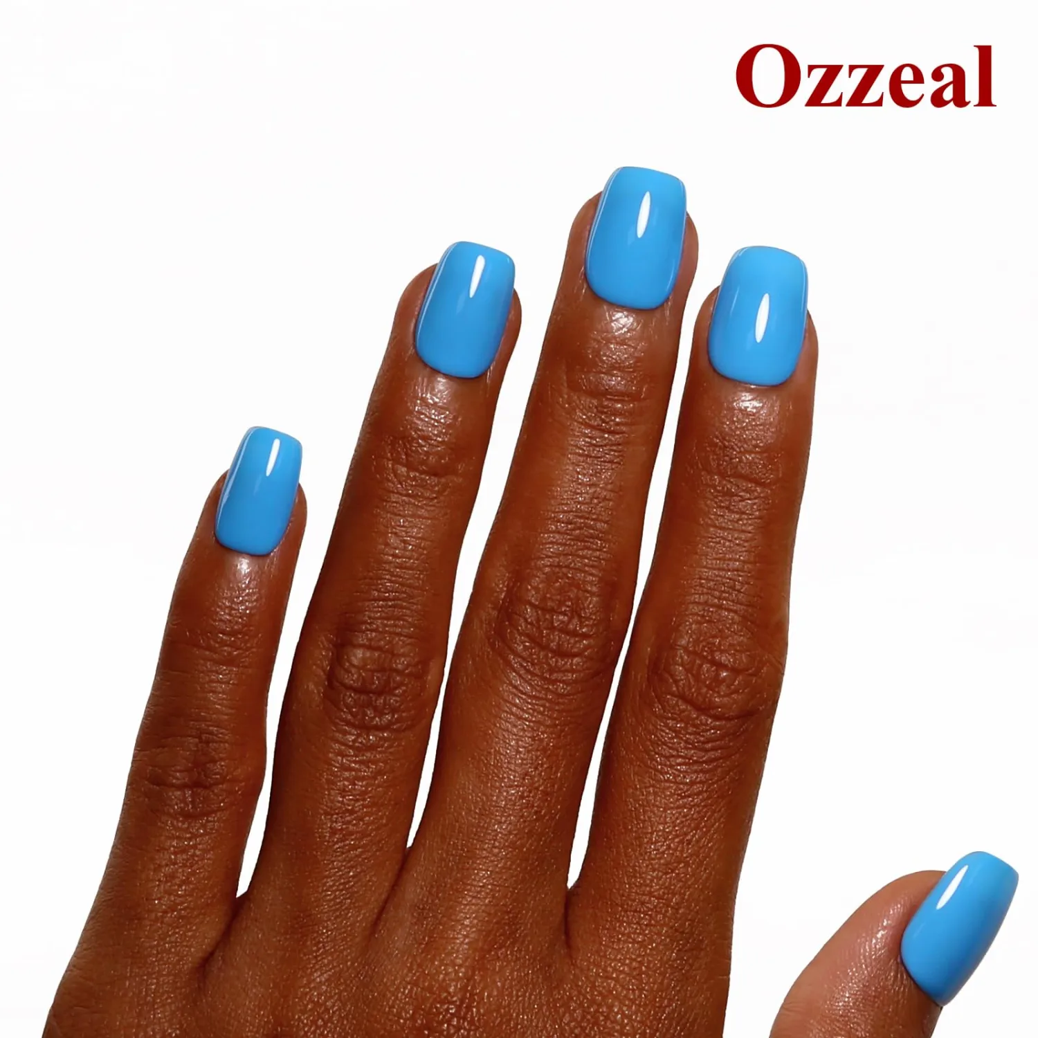 Gel Polish, 0.5 Fl Oz Sky Blue Gel Nail Polish Spring Summer Soak Off LED UV Gel Nail Polish Art Starter Manicure Salon DIY Nail Gel Polish