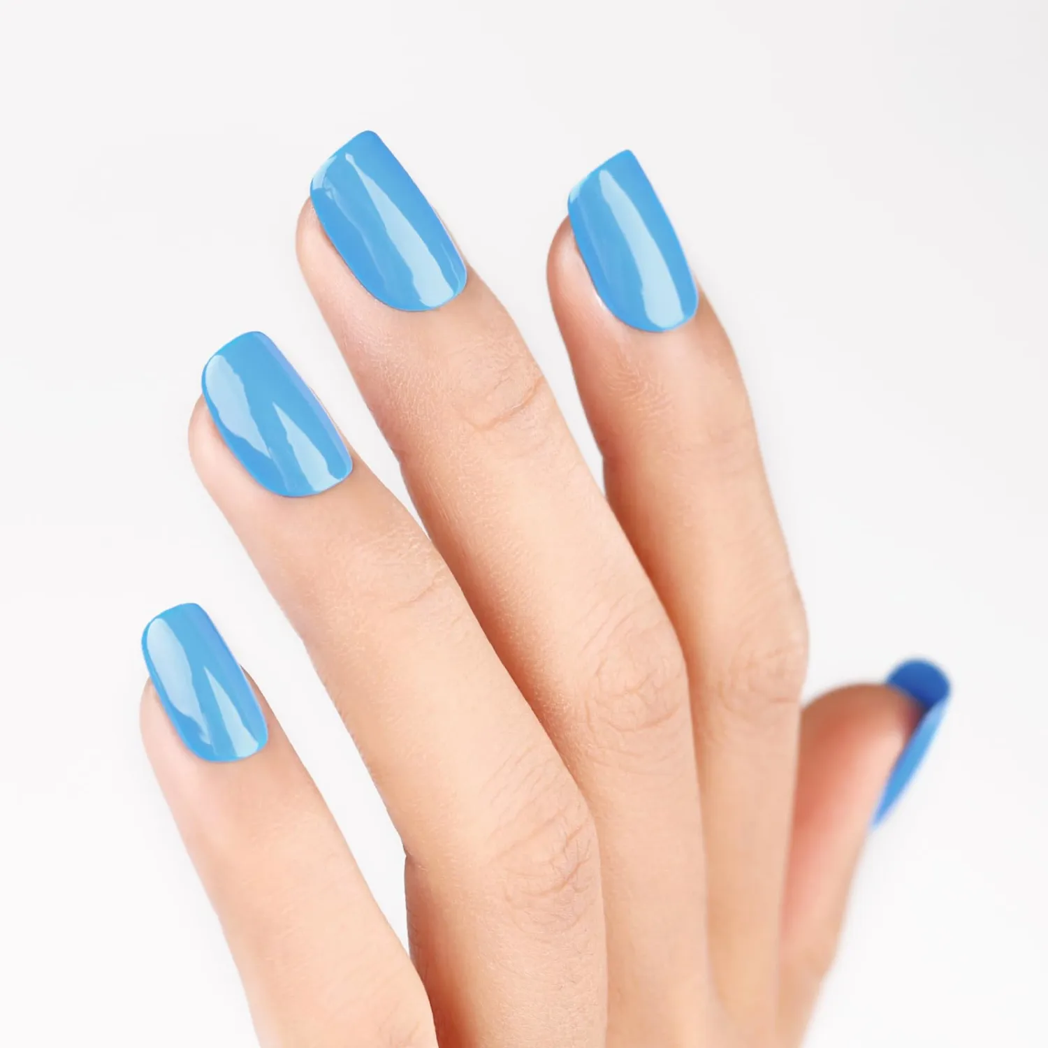 Light Pastel Blue Gel Nail Polish, 0.5 Fl Oz - Macaron Spring Summer Soak off LED UV Gel Nail Polish Art Starter Manicure Salon DIY